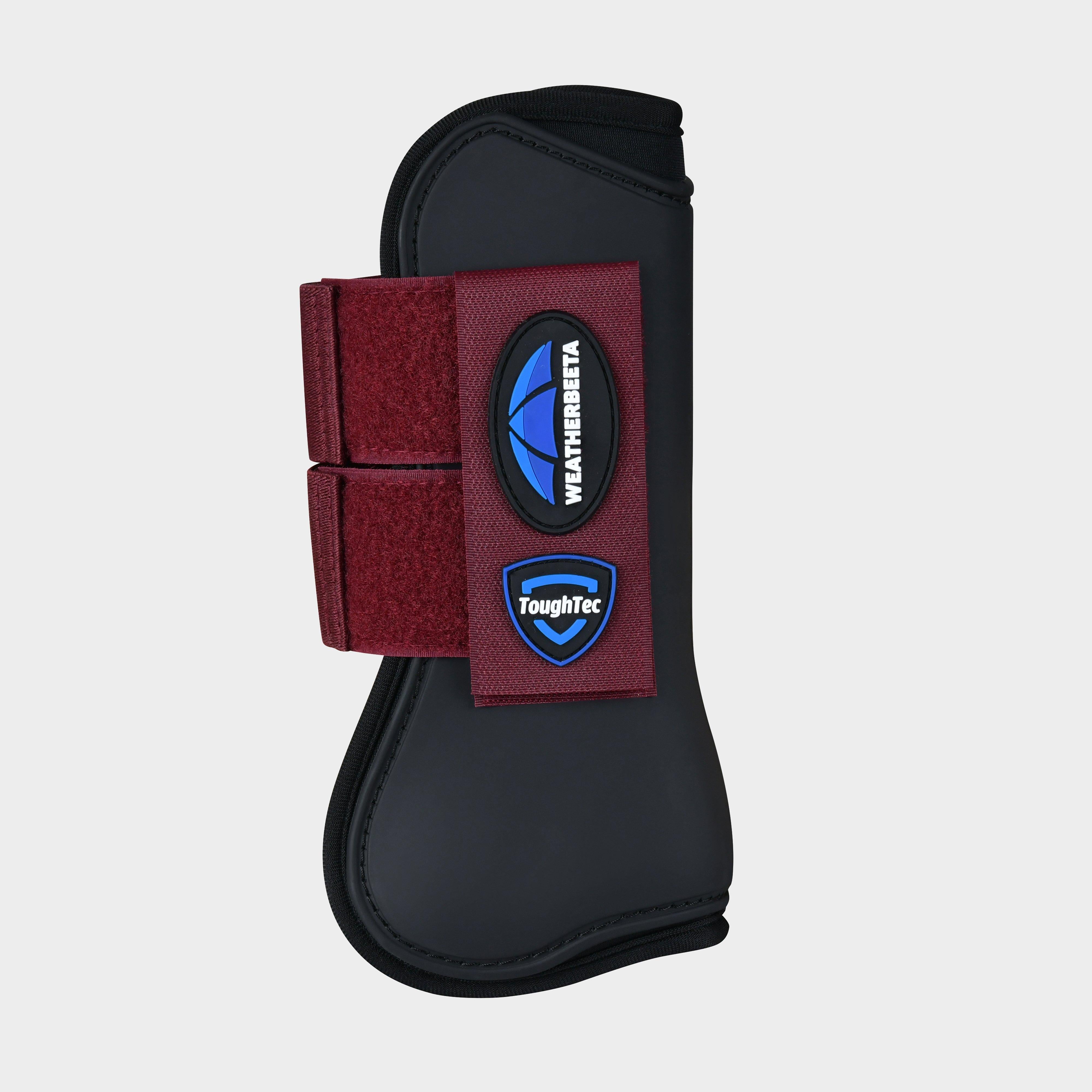 Tough-Tec Prime Open Front Boots Black/Burgundy