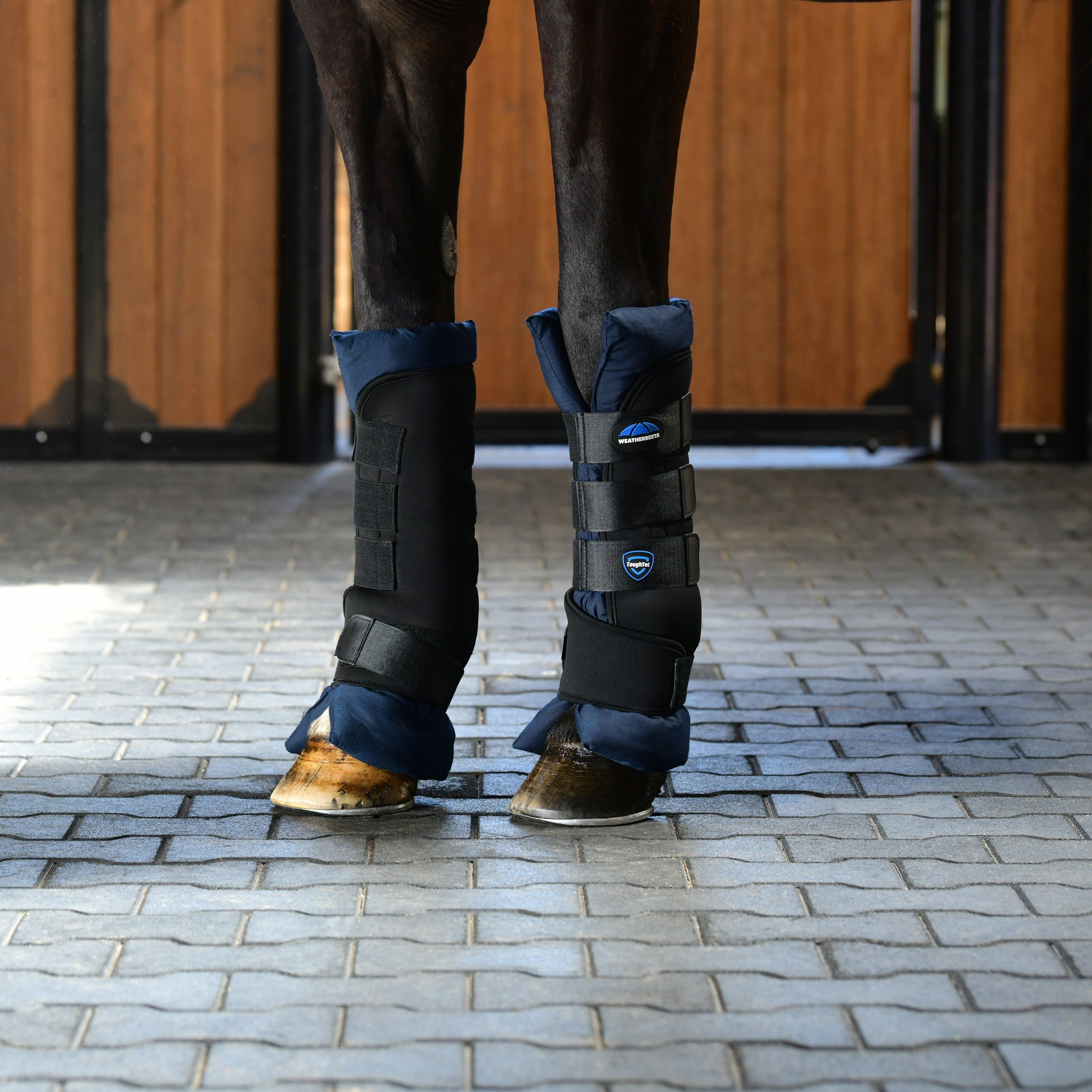 Tough-Tec Stable Boot Wraps Black