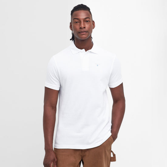 Mens Sports Polo Shirt White
