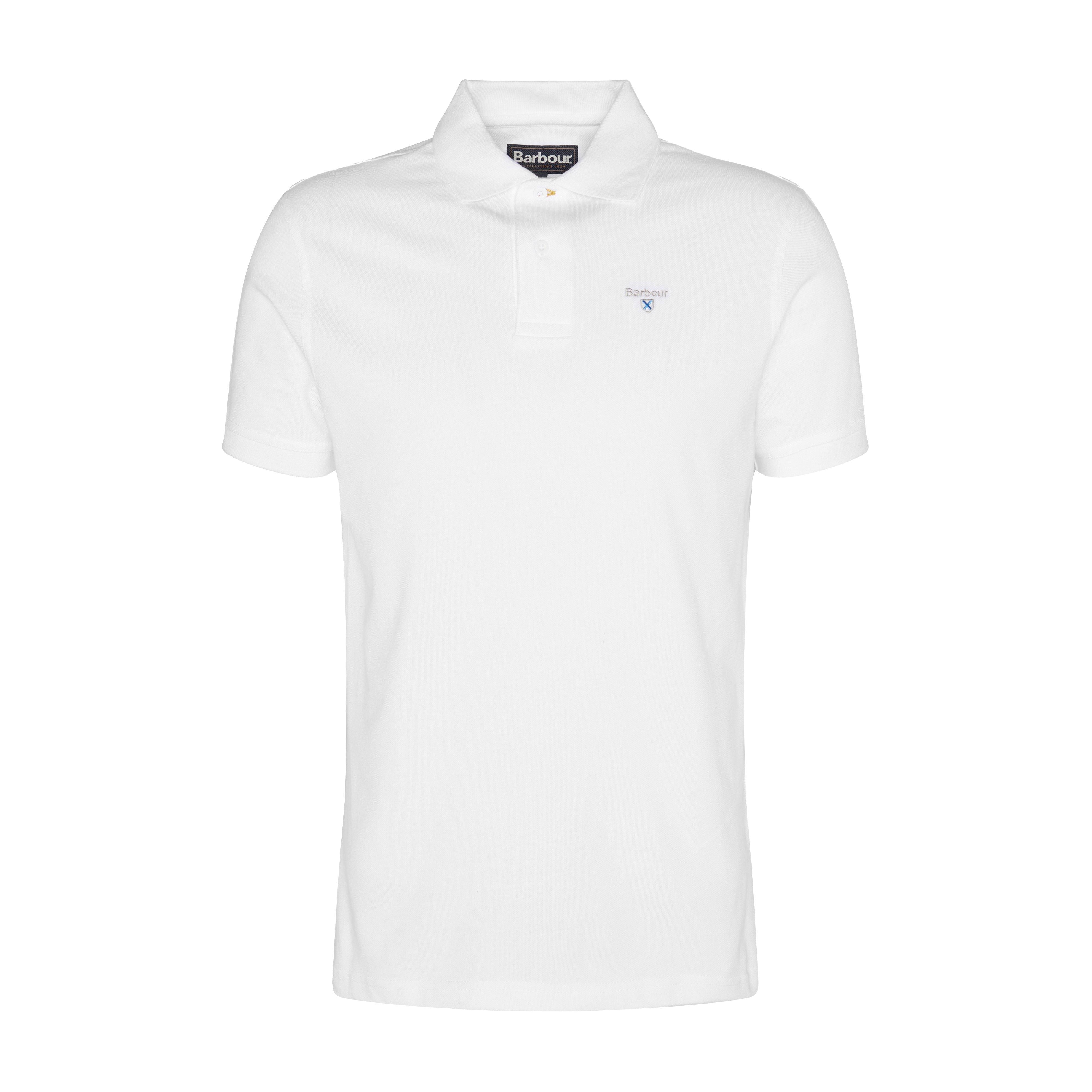 Mens Sports Polo Shirt White