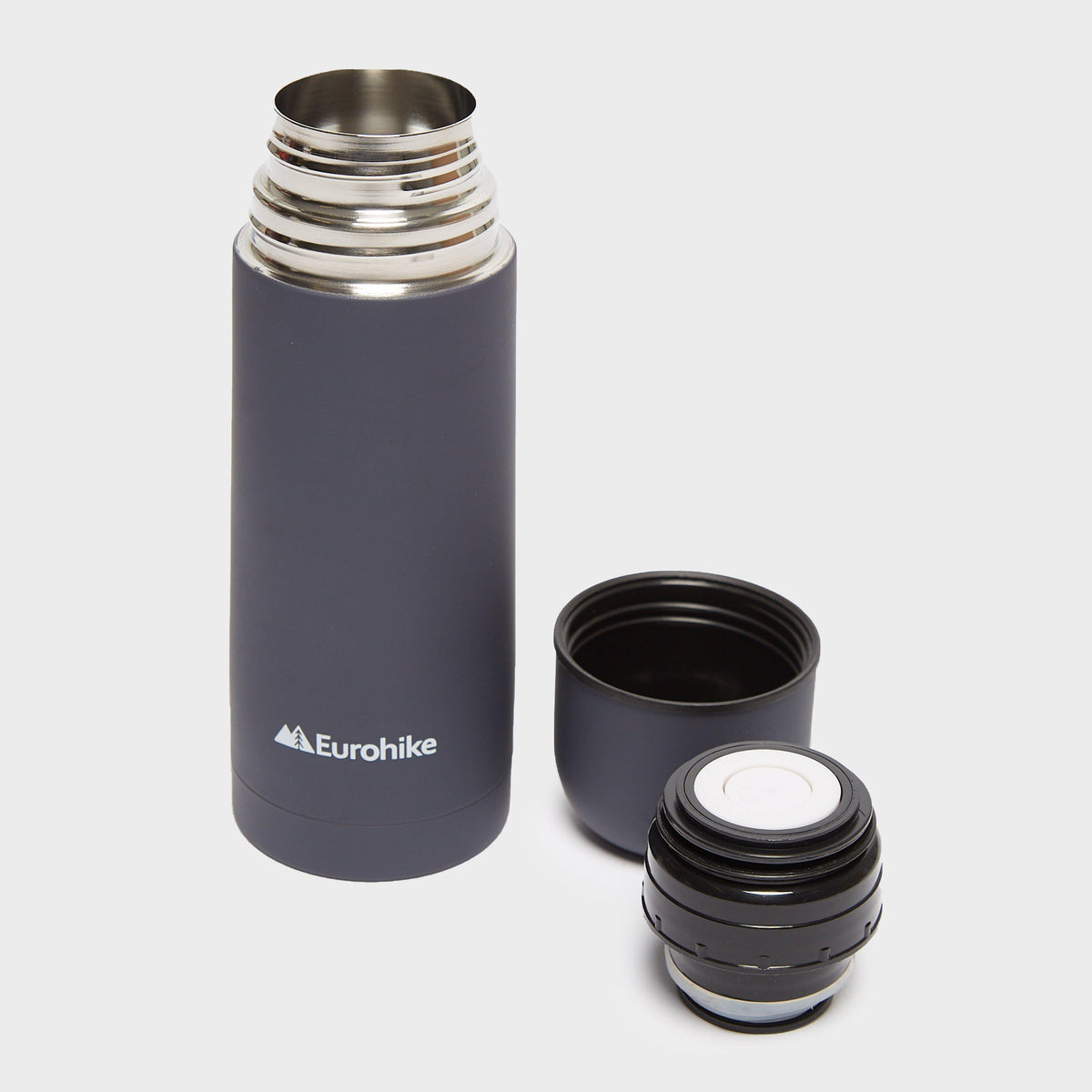 Rubberised Flask Grey 300ml