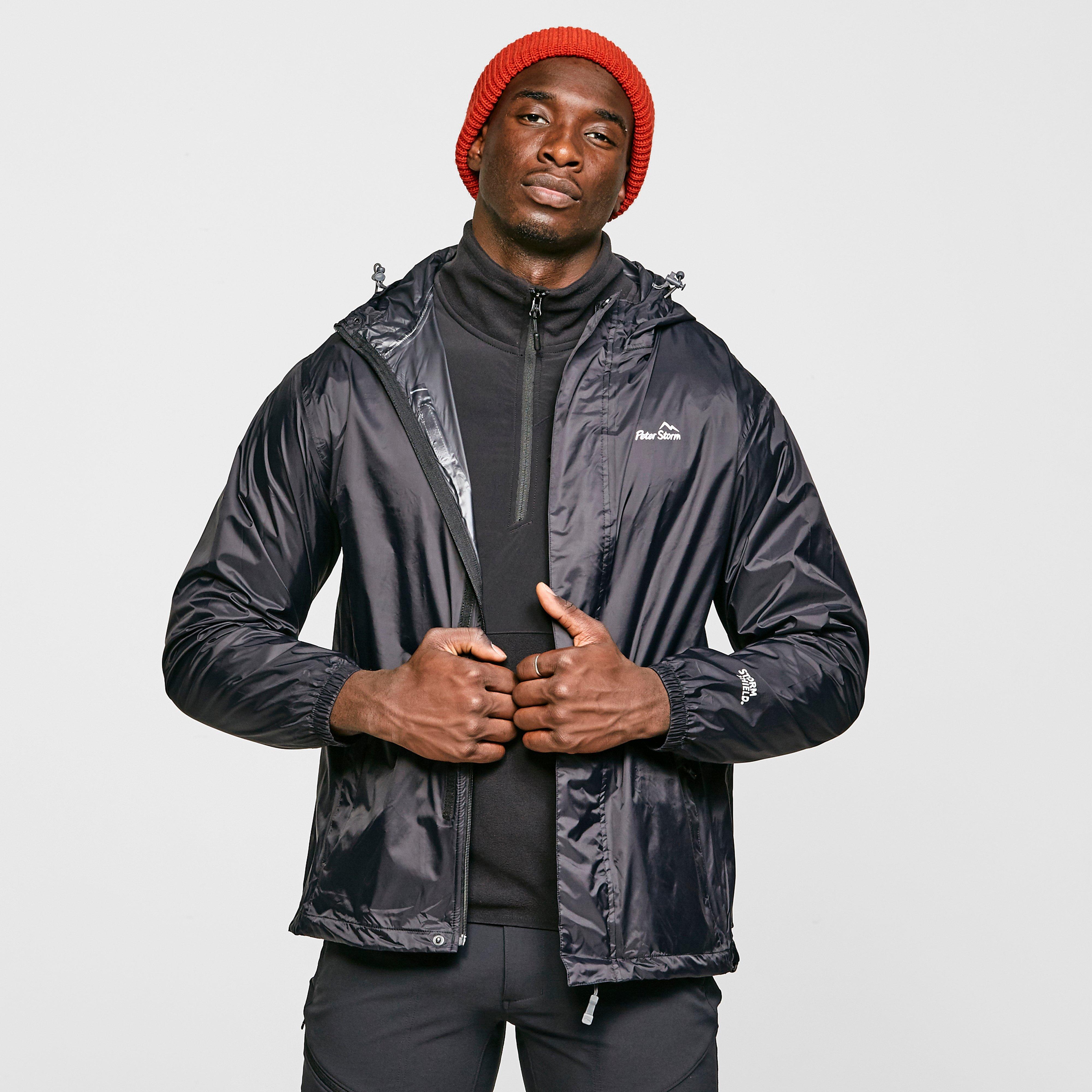 Peter Storm Mens Packable Jacket Black – Naylors