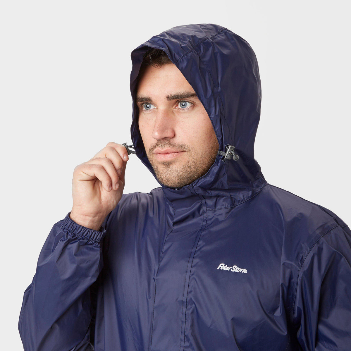 Mens Packable Jacket Navy