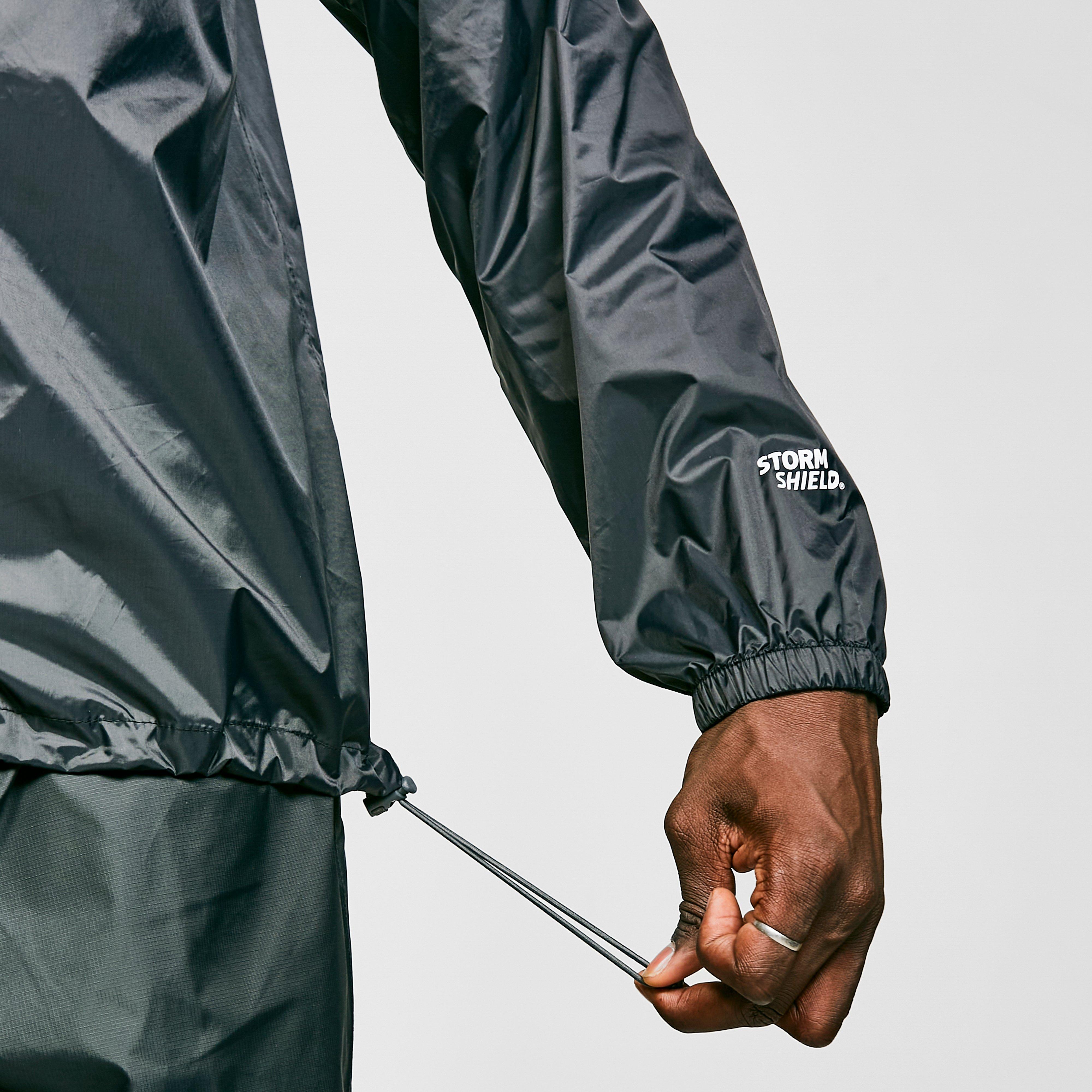 Mens Packable Cagoule Black
