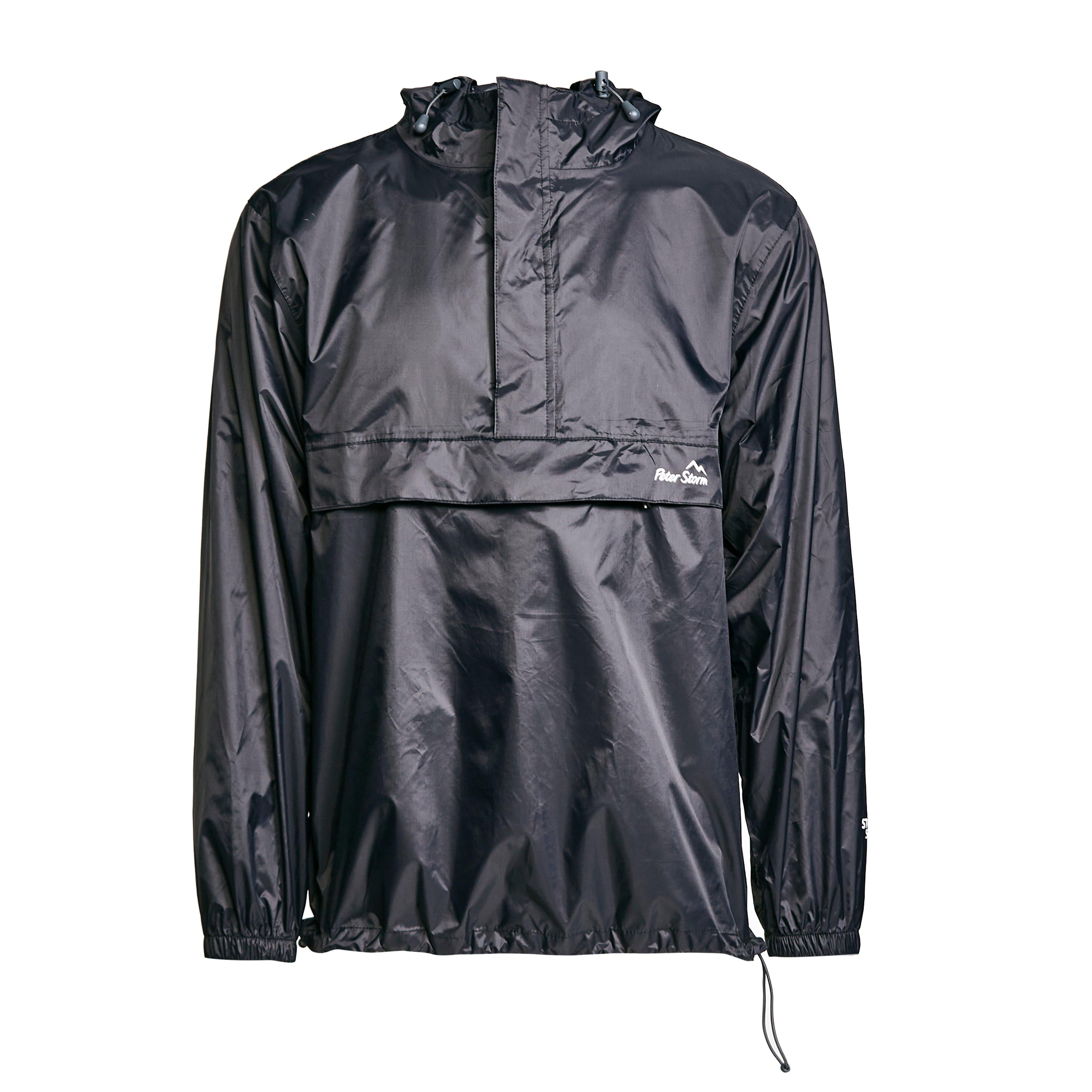 Mens Packable Cagoule Black