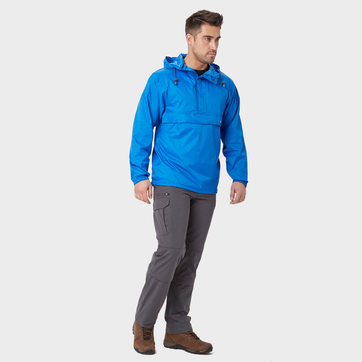 Mens Packable Cagoule Blue