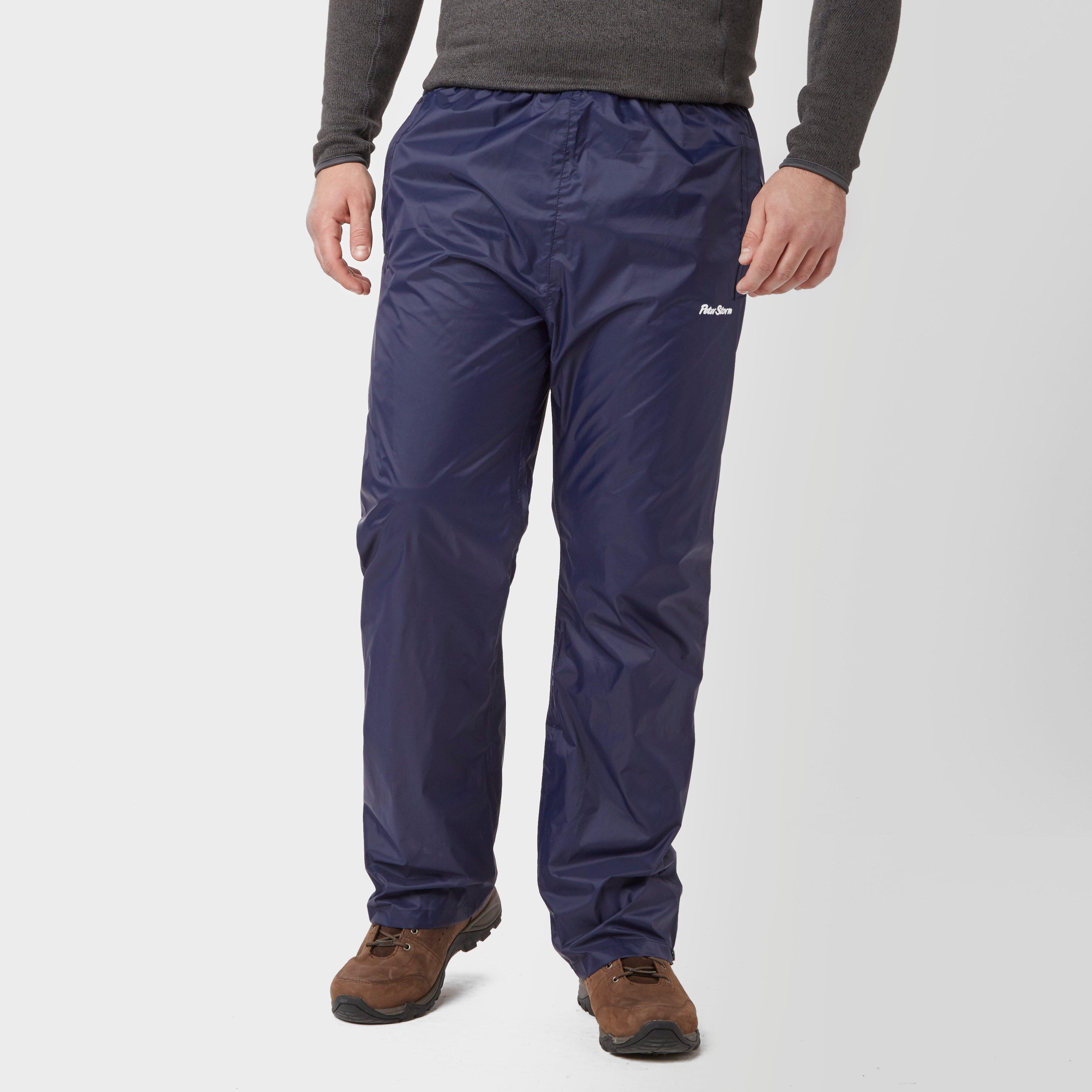 Mens Waterproof Packable Pants Navy