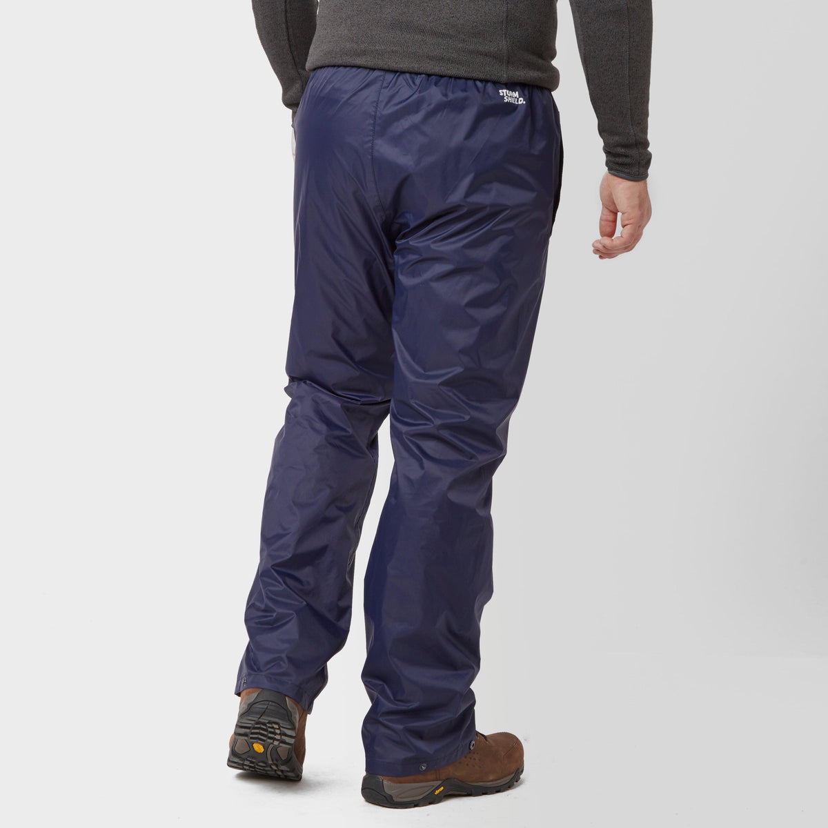 Mens Waterproof Packable Pants Navy