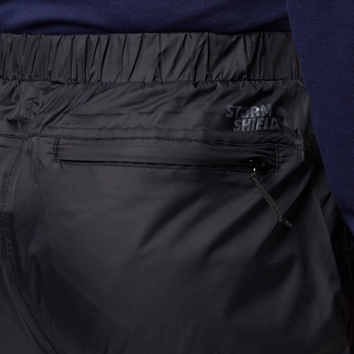 Mens Waterproof Overtrousers Black
