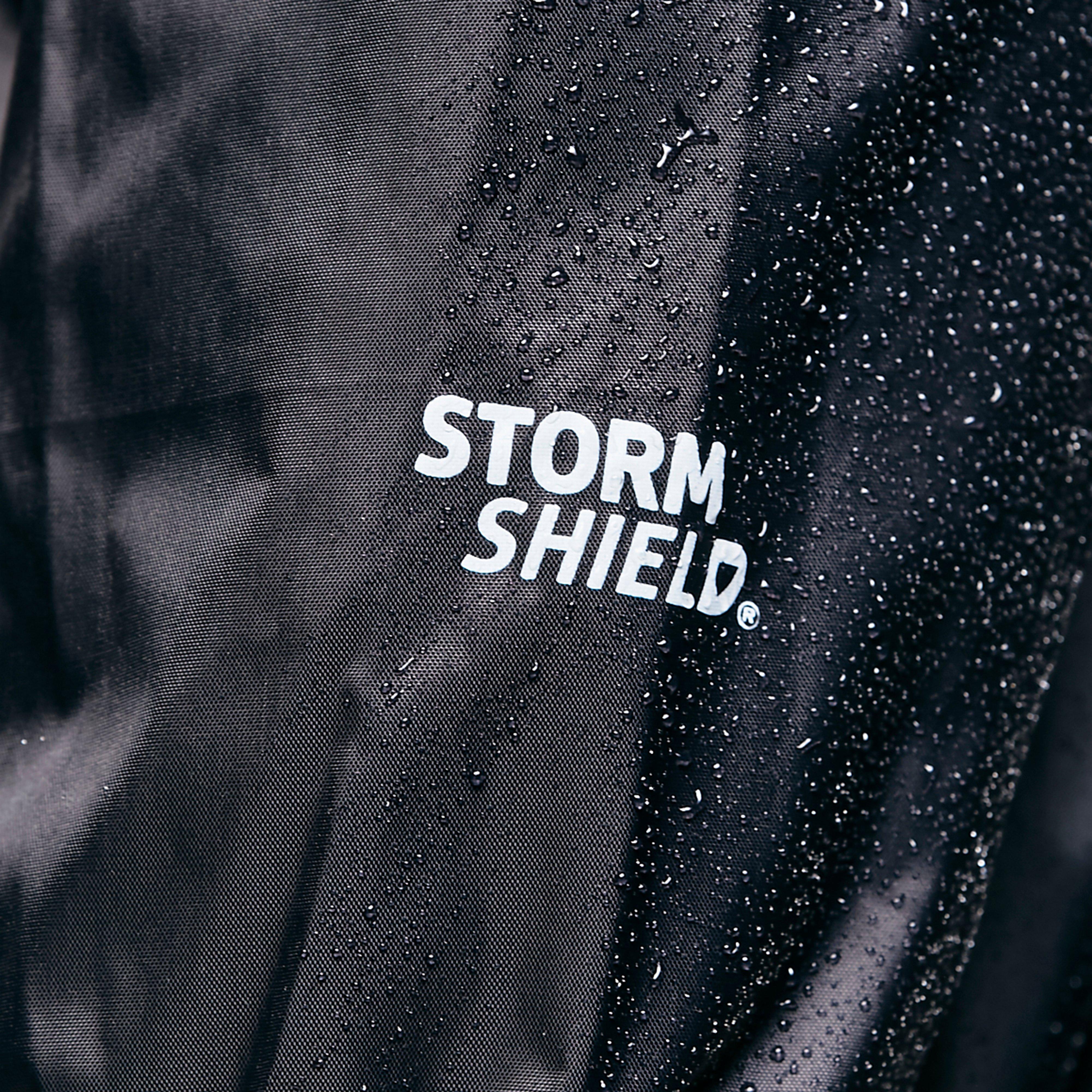 Womens Packable Hooded Jacket Black