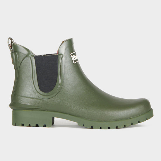 Womens Wilton Wellington Boots Olive