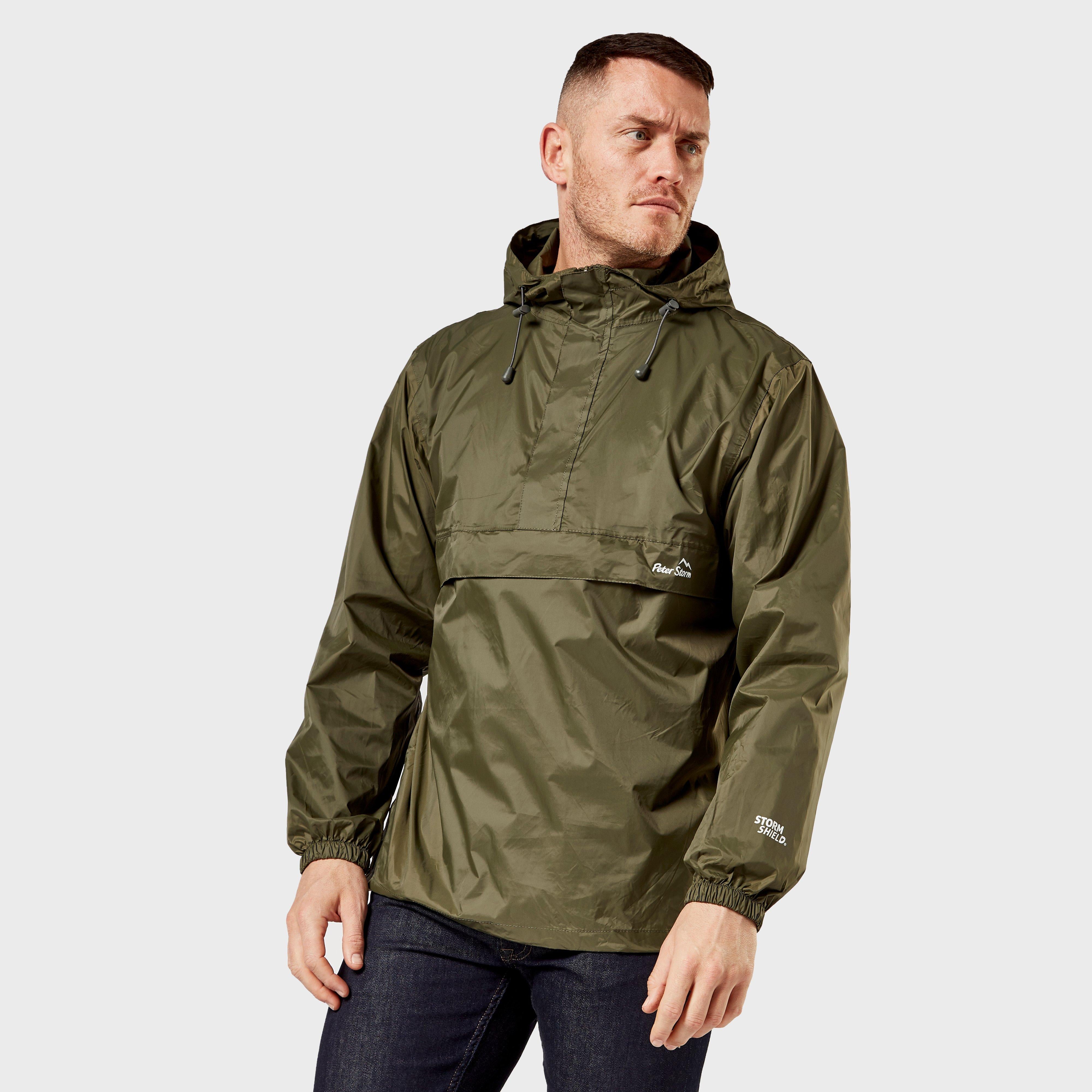Mens Packable Cagoule Khaki