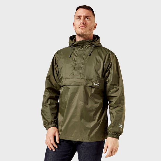 Mens Packable Cagoule Khaki