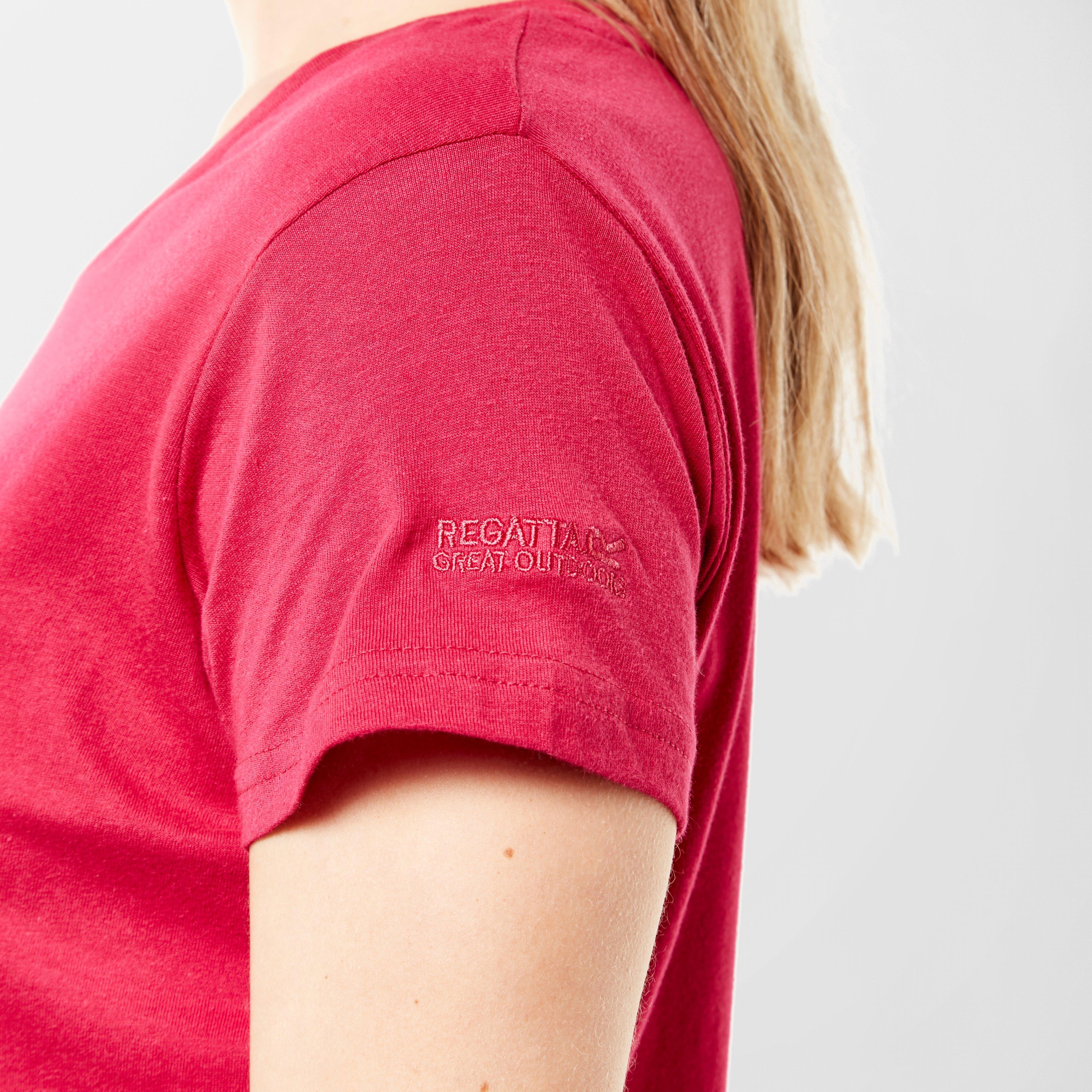 Womens Carlie T-Shirt Dark Cerise