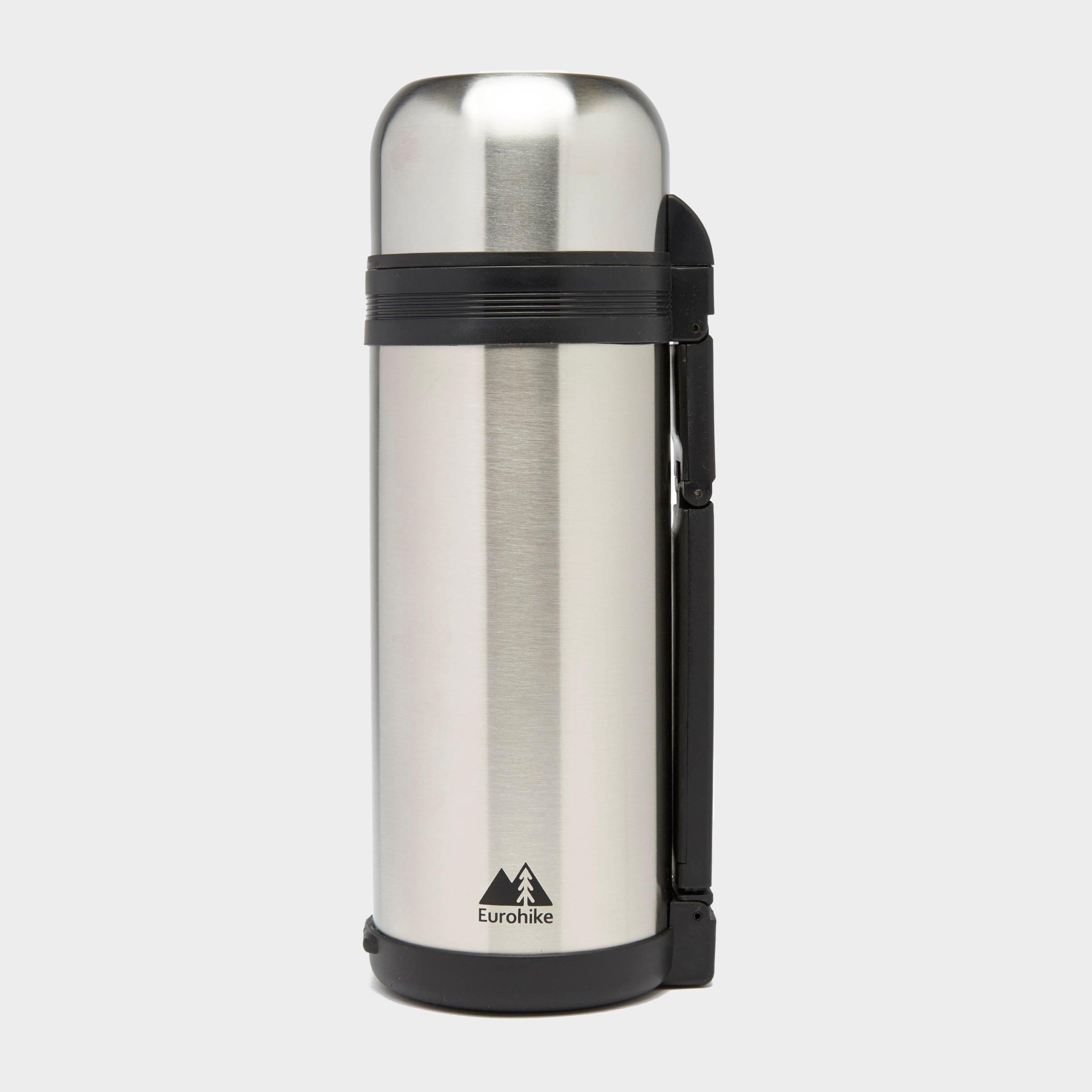 Stainless Steel Flask Silver/Black 1.5L