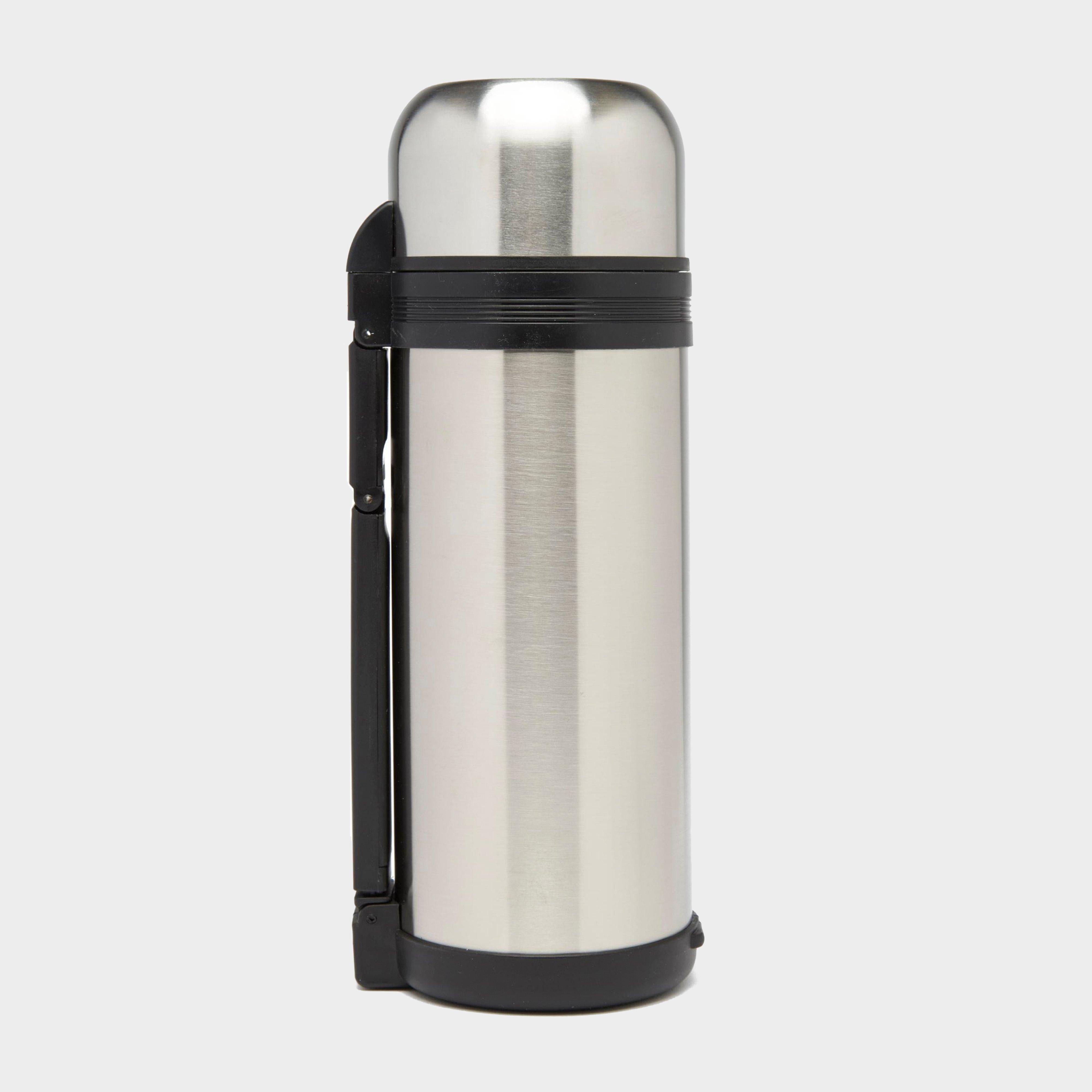 Stainless Steel Flask Silver/Black 1.5L
