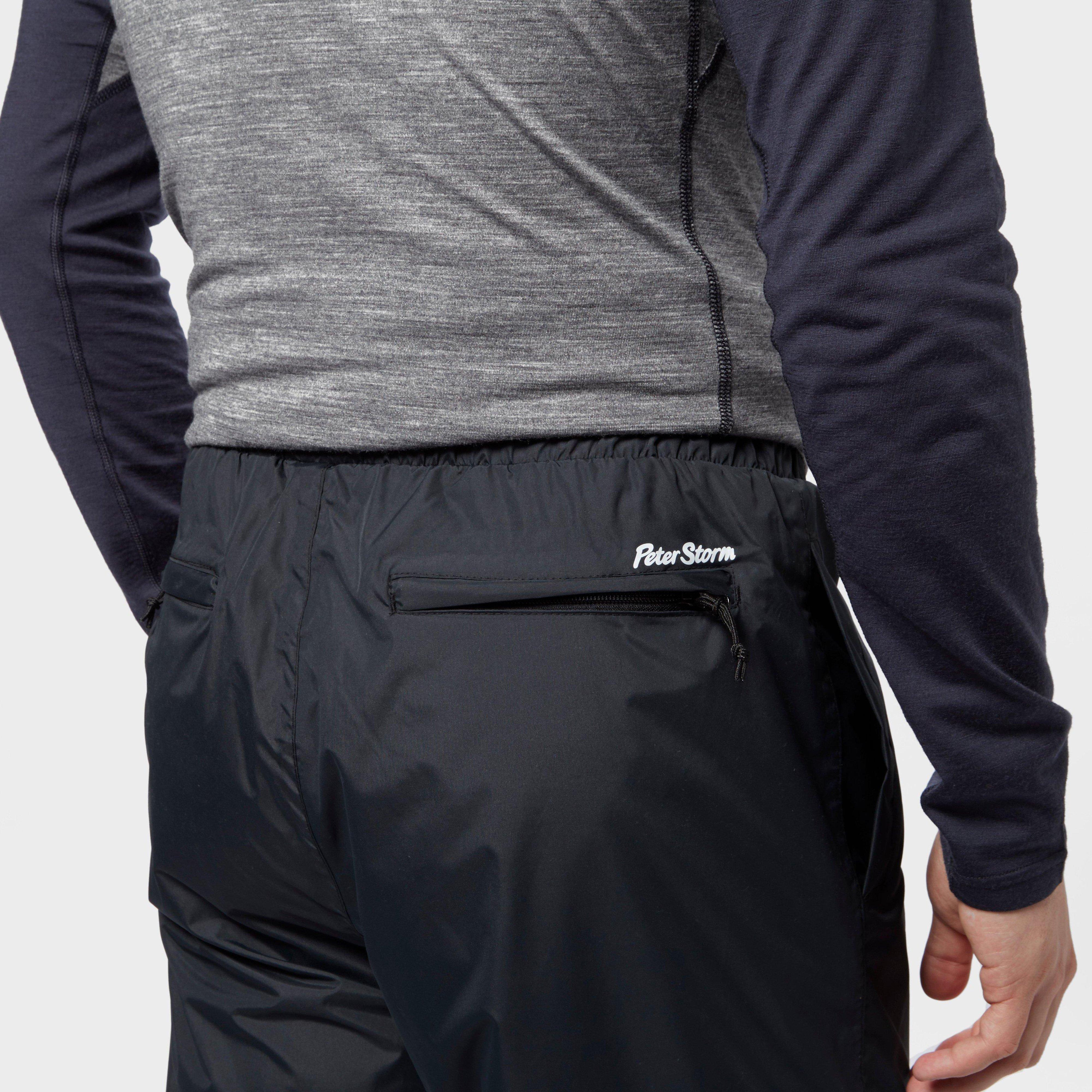 Mens Storm Waterproof Trousers Black