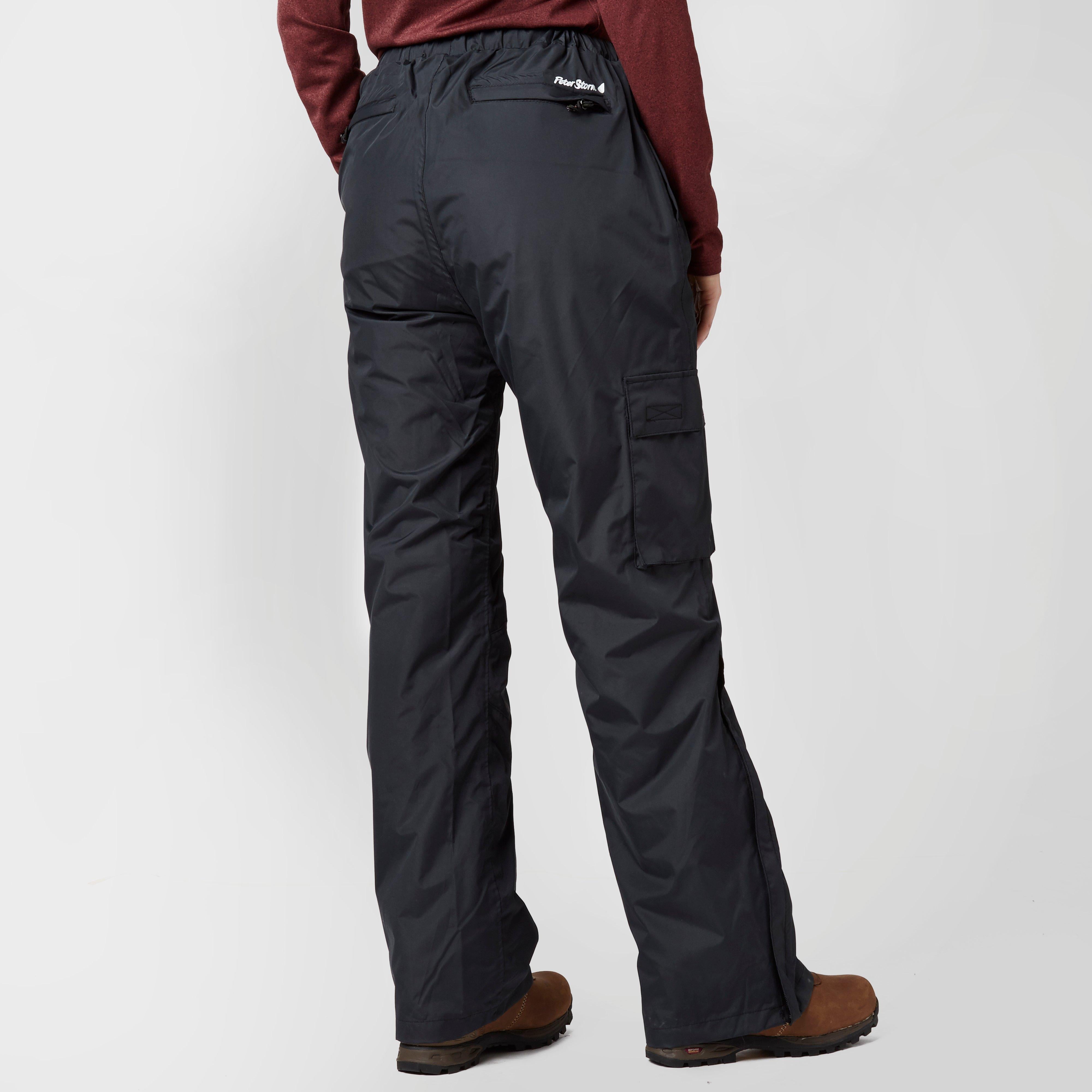 Womens Storm Waterproof Trousers Black