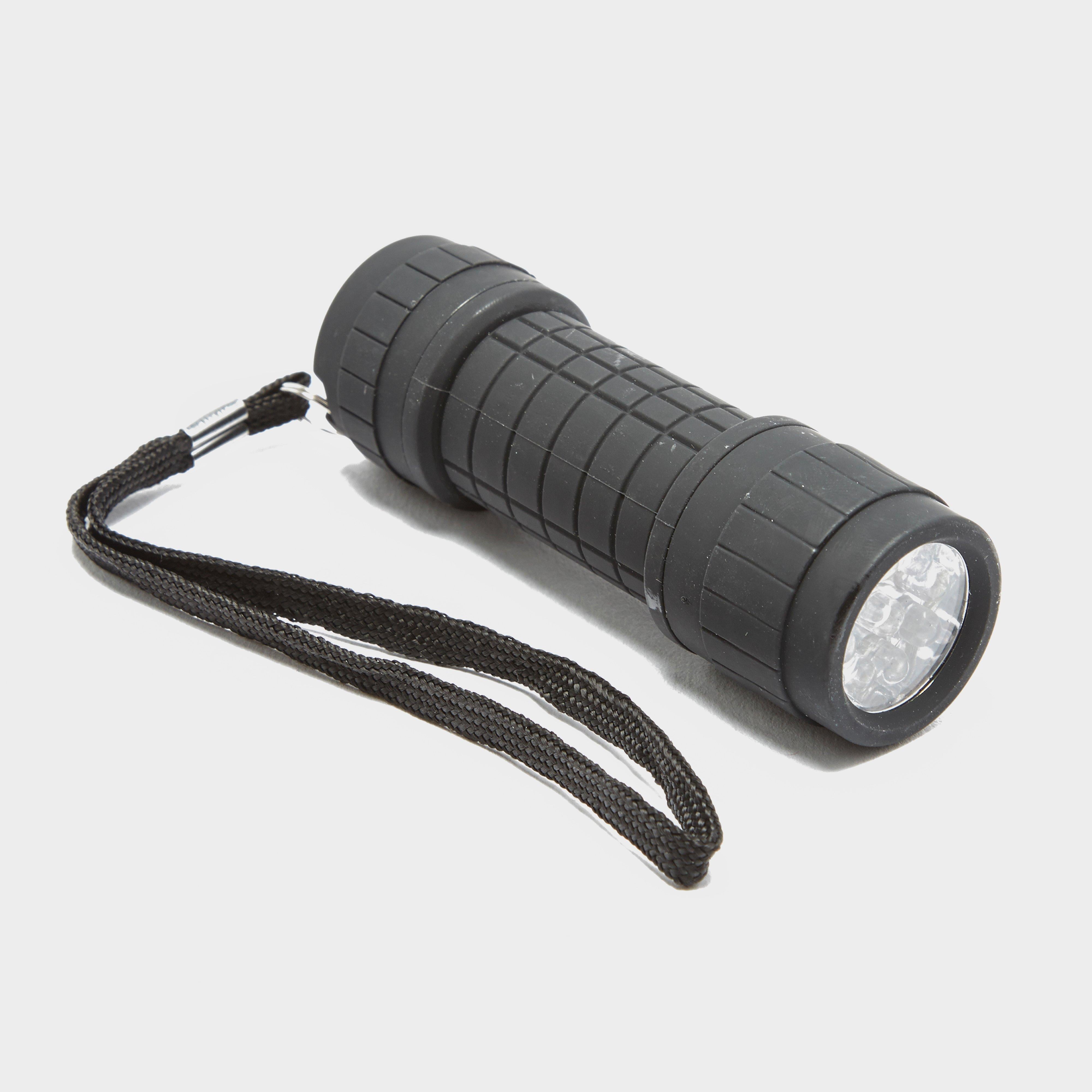 9 LED Torch Black