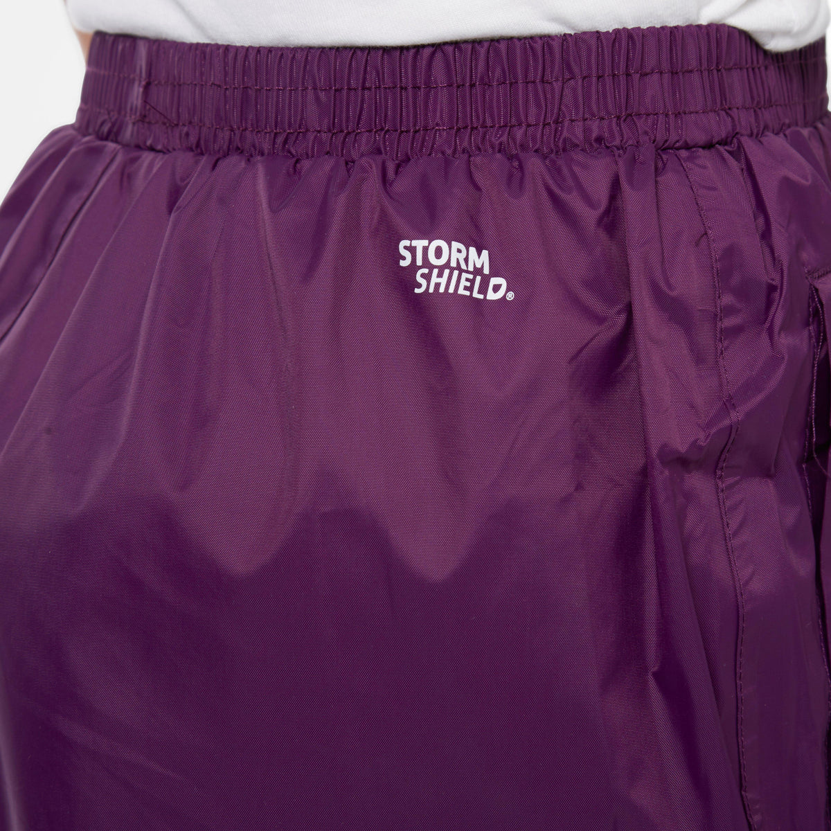 Kids Packable Waterproof Pants Purple