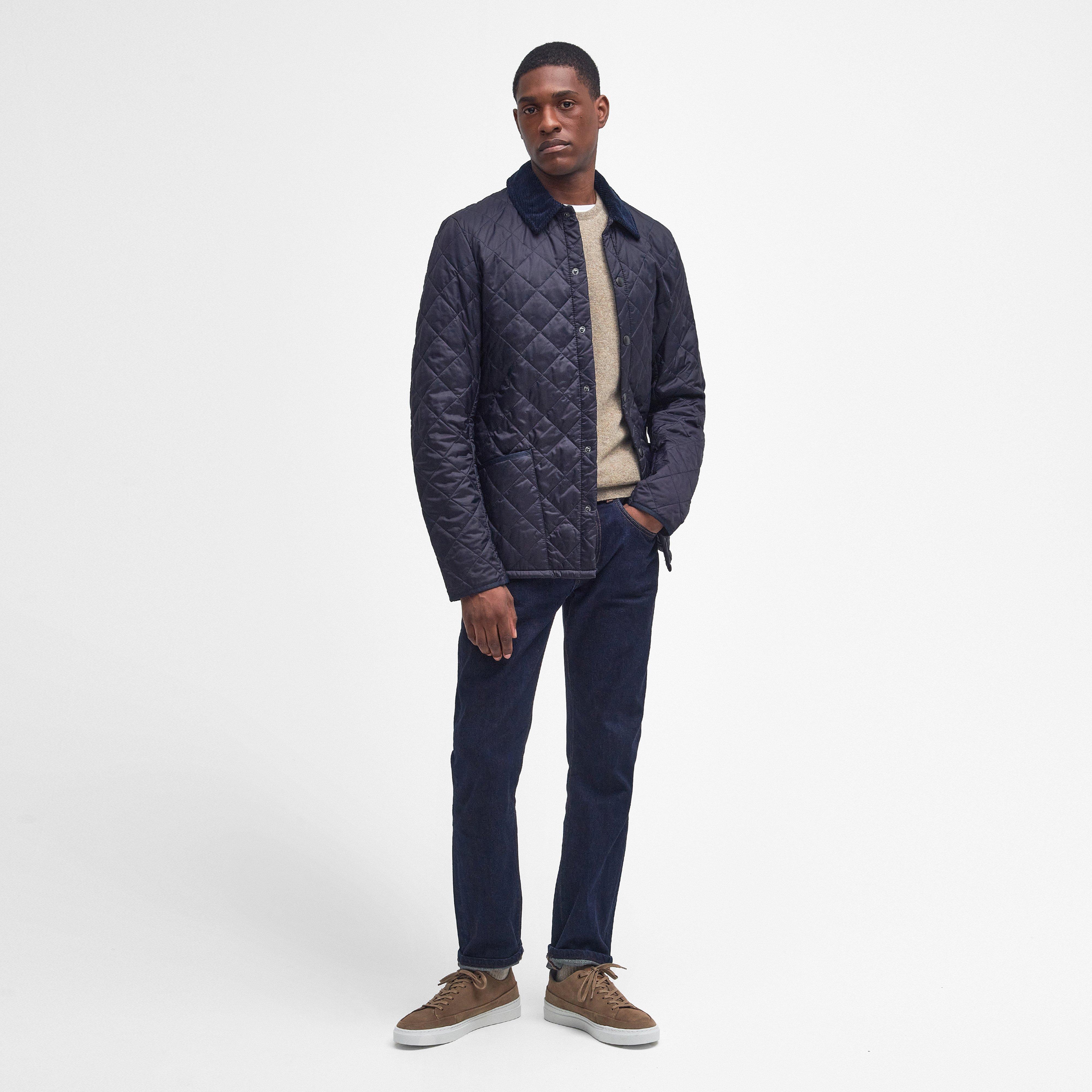 Mens Heritage Liddesdale Quilted Jacket Navy
