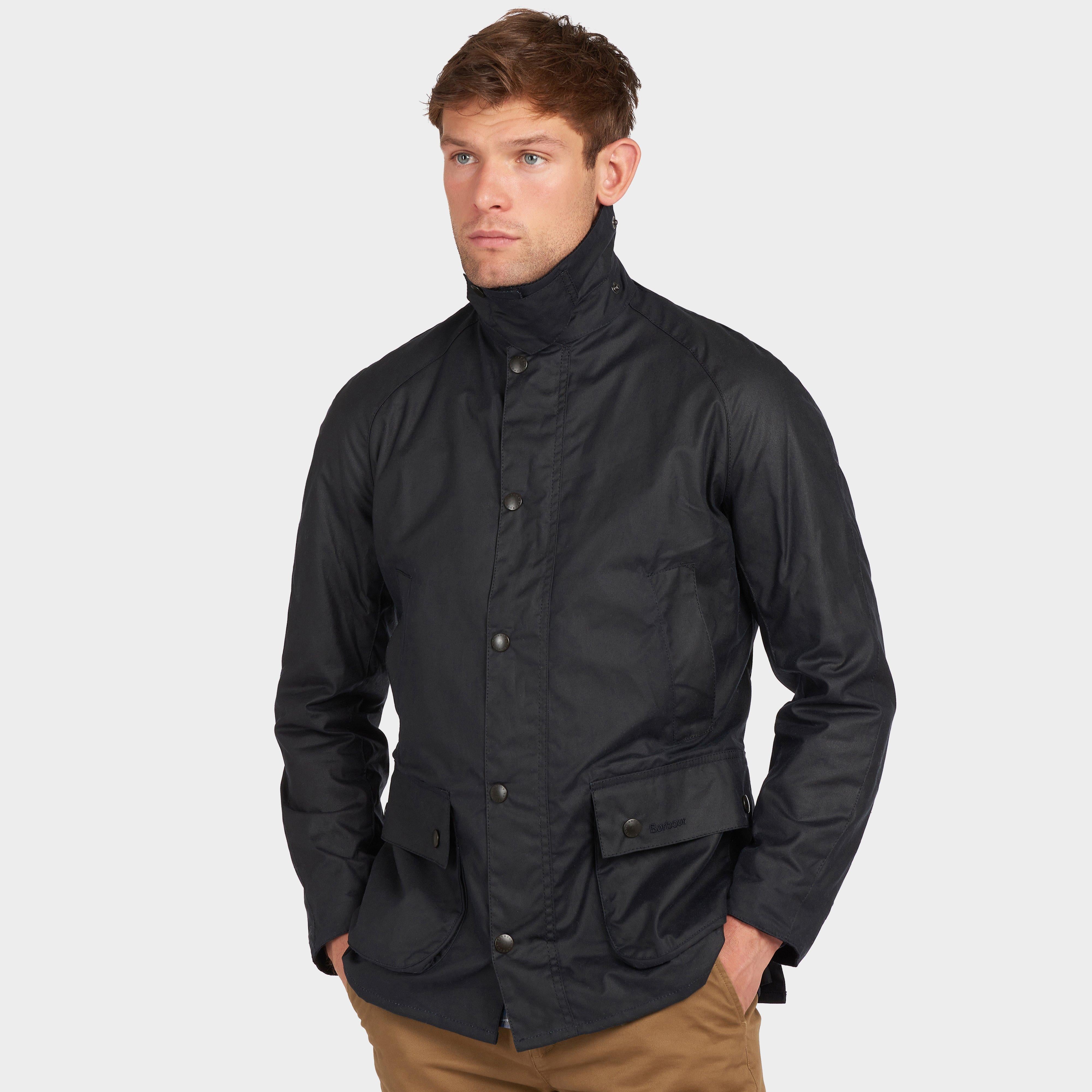 Mens Ashby Wax Jacket Navy