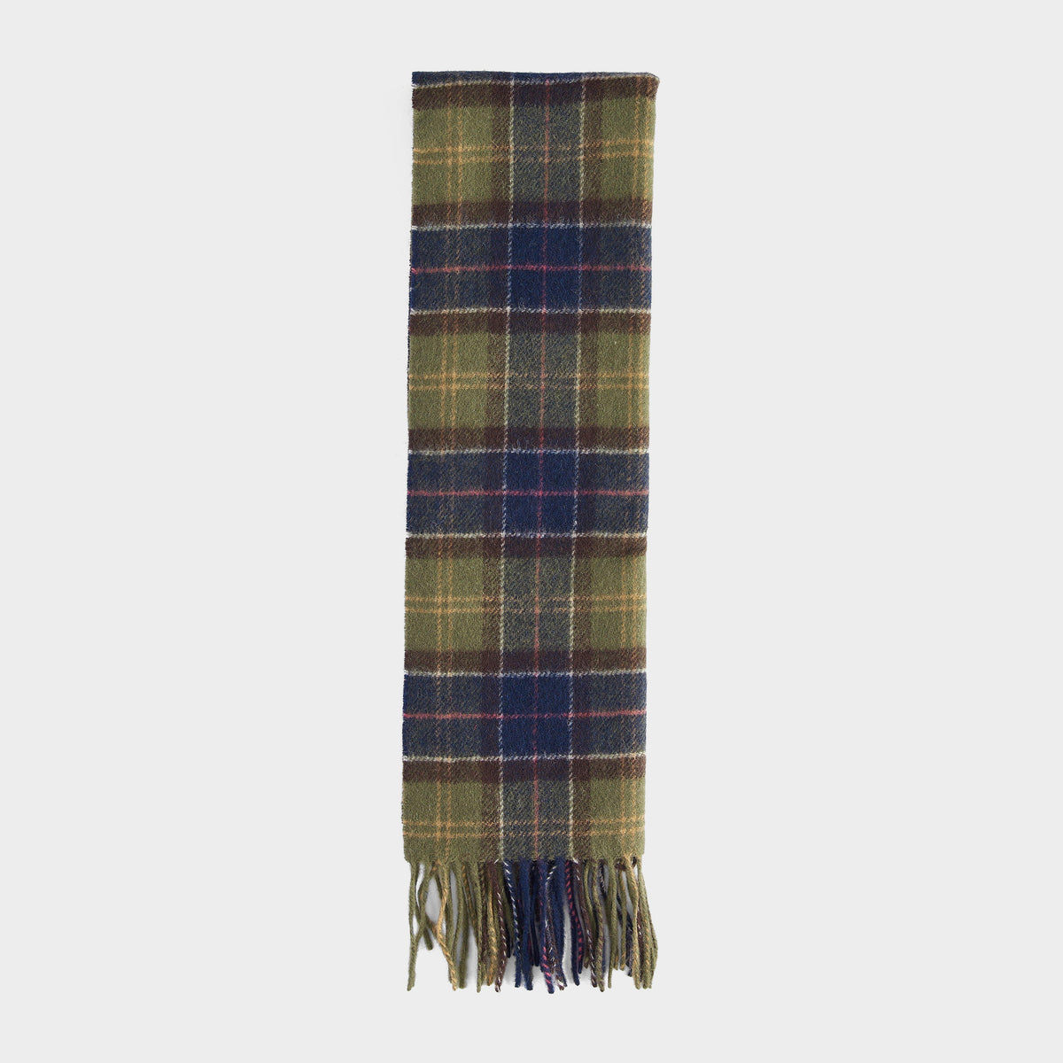 Tartan Lambswool Scarf Green