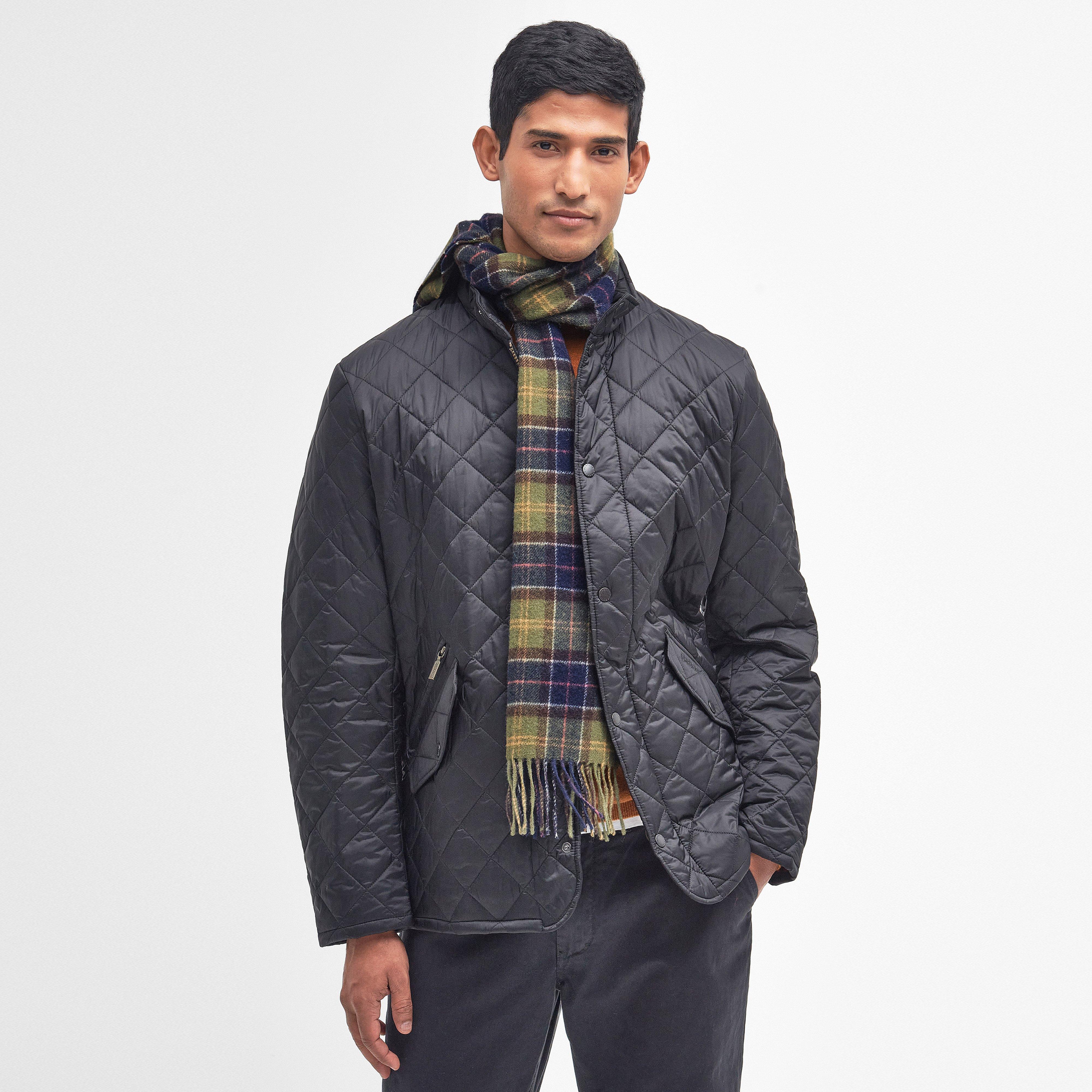 Tartan Lambswool Scarf Green