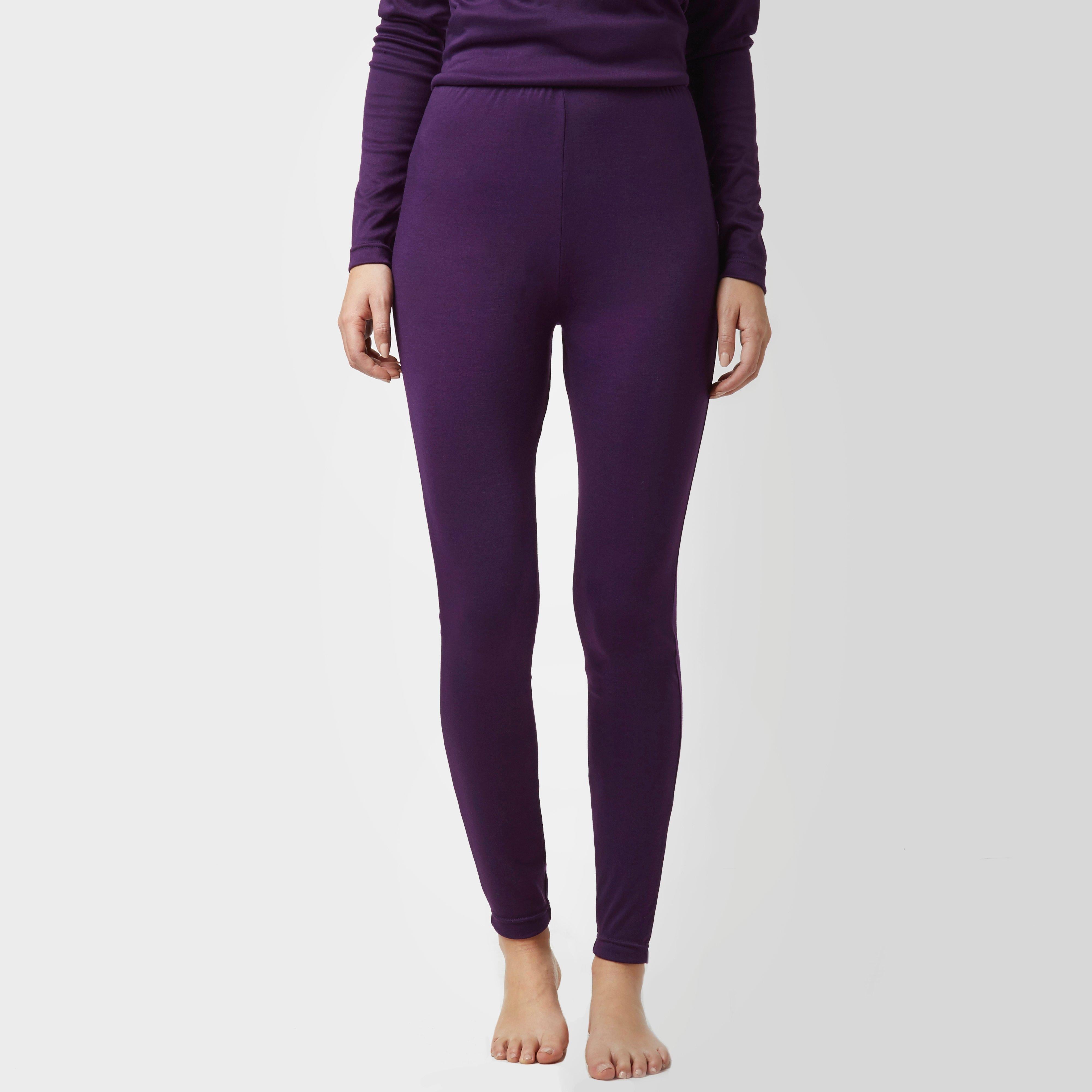 Womens Thermal Pants Purple