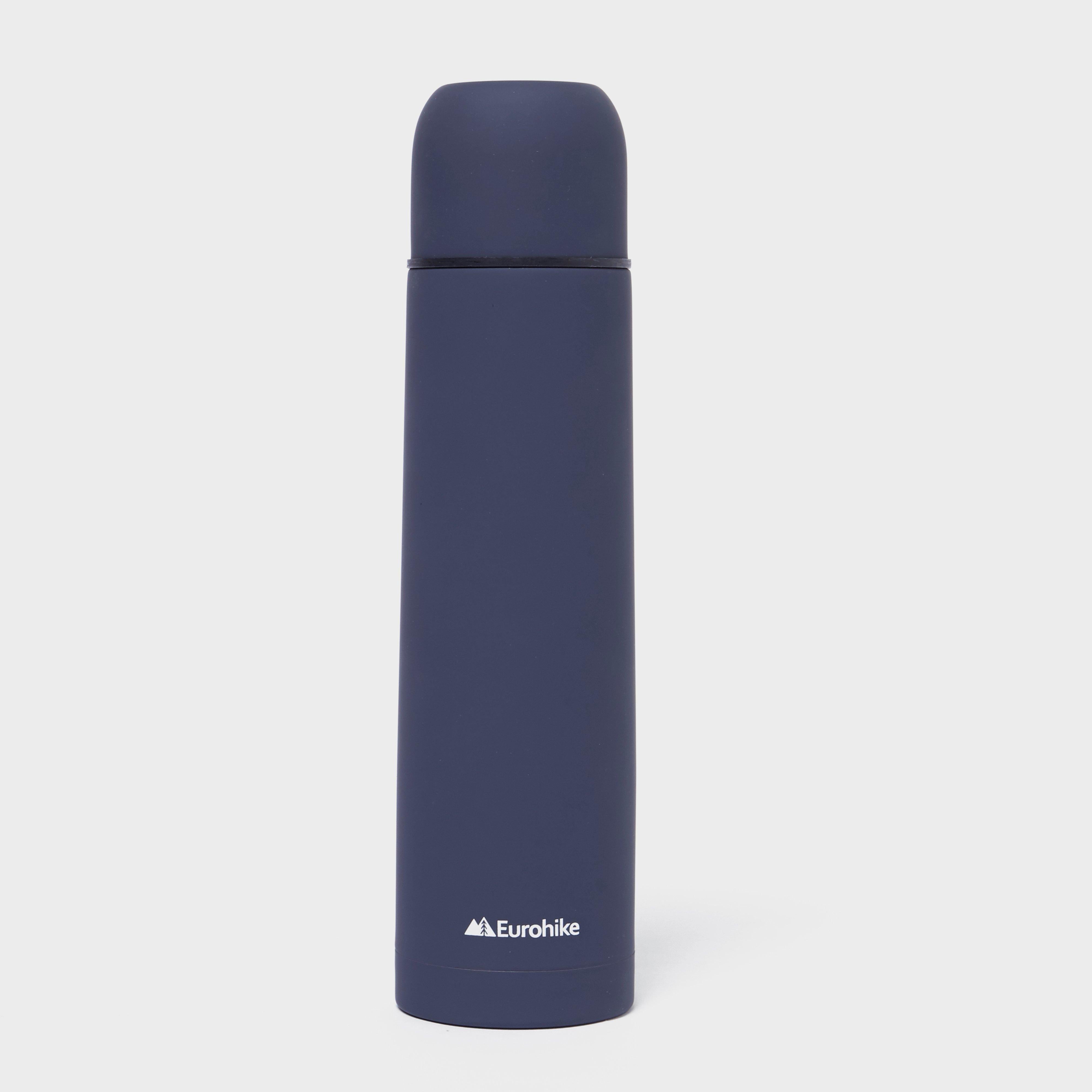 Rubberised Flask Navy 1L