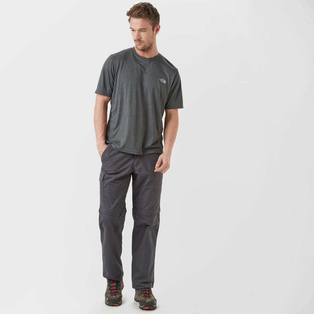 Mens Ramble II Convertible Trousers Grey