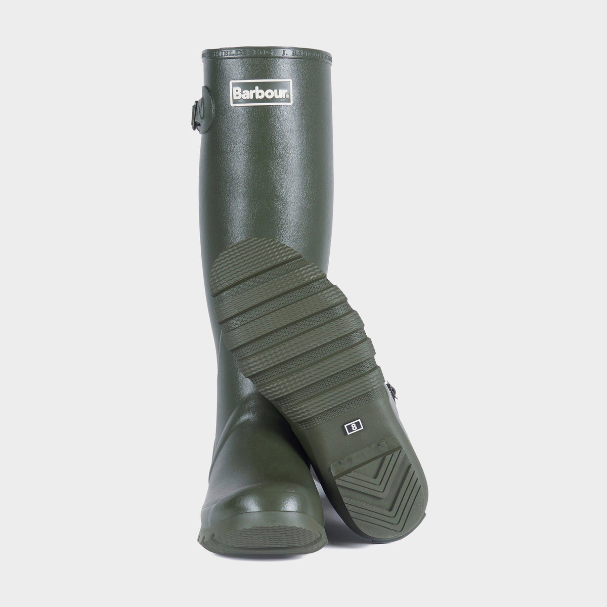 Mens Bede Wellington Boots Olive