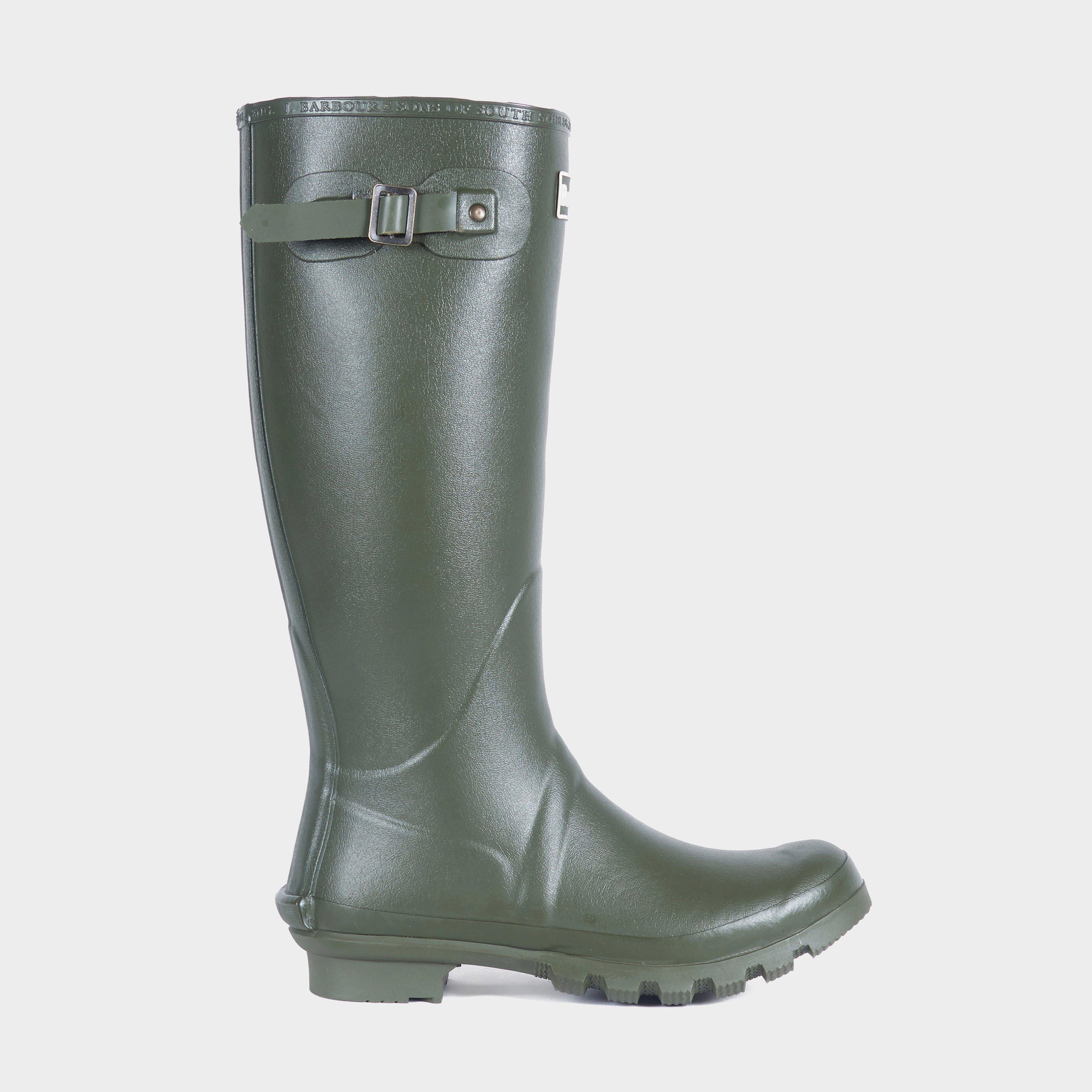 Mens Bede Wellington Boots Olive