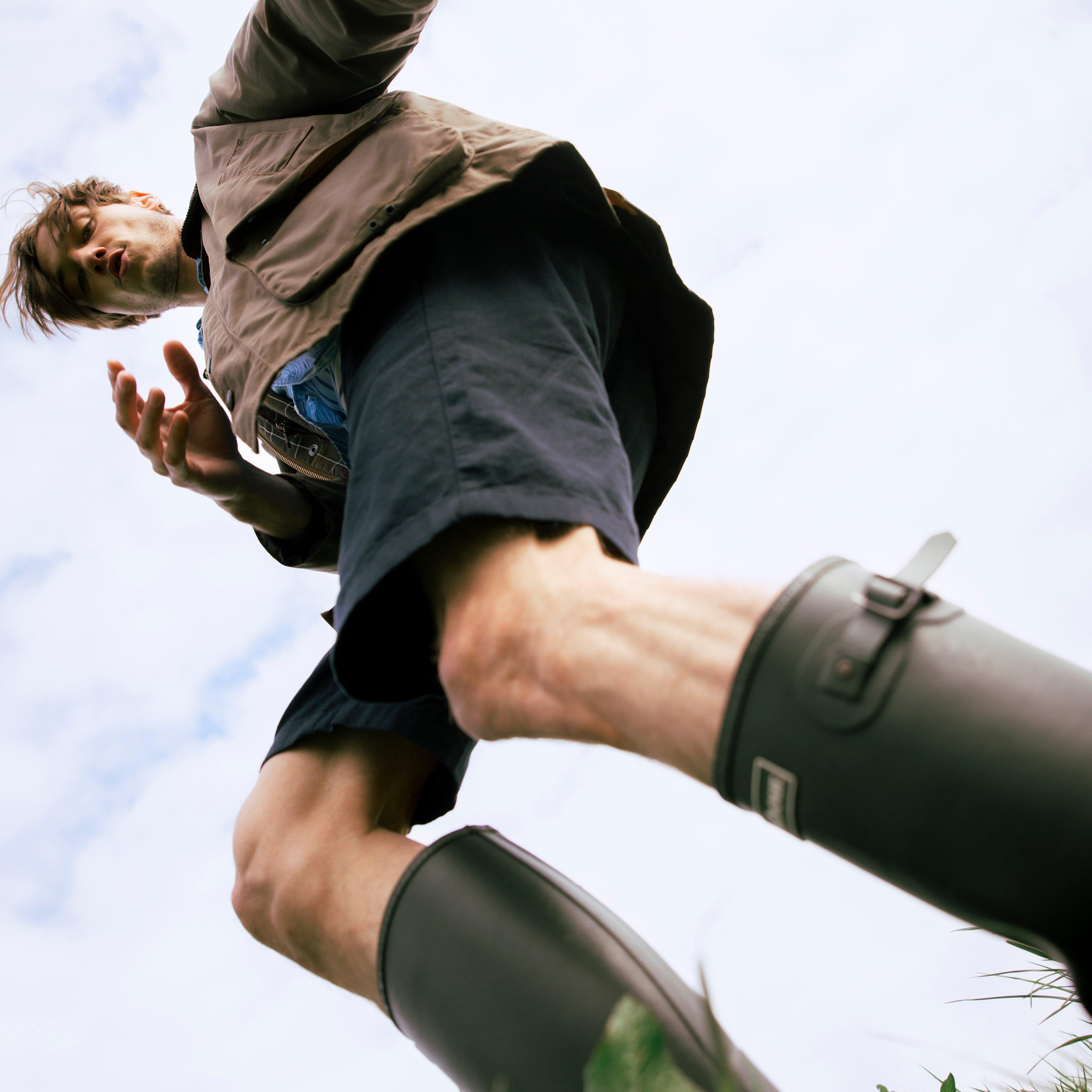 Mens Bede Wellington Boots Olive