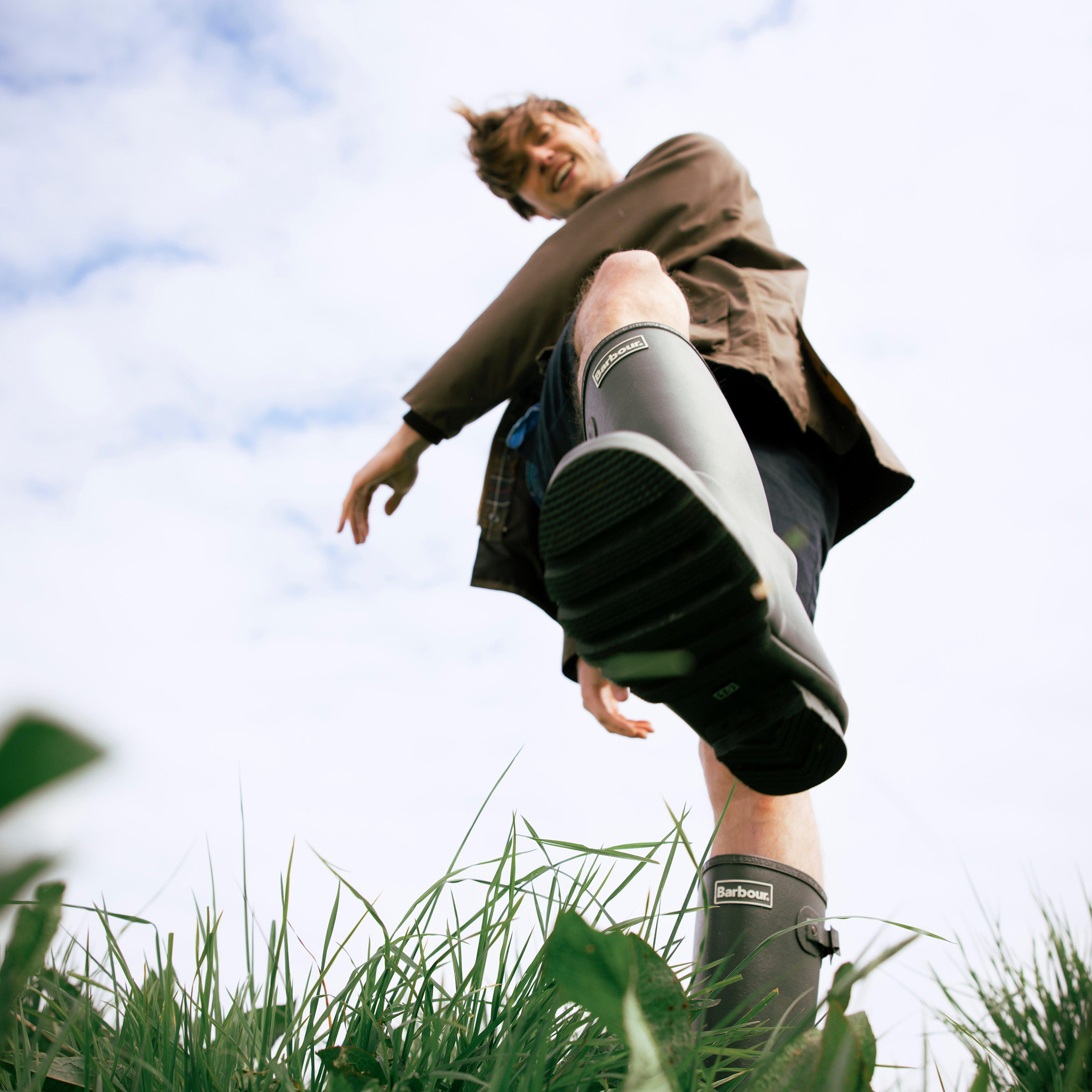 Mens Bede Wellington Boots Olive