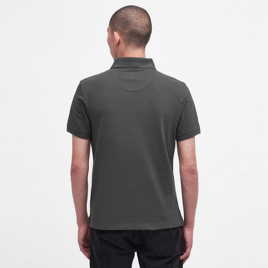 Mens Cotton Polo Shirt Forest