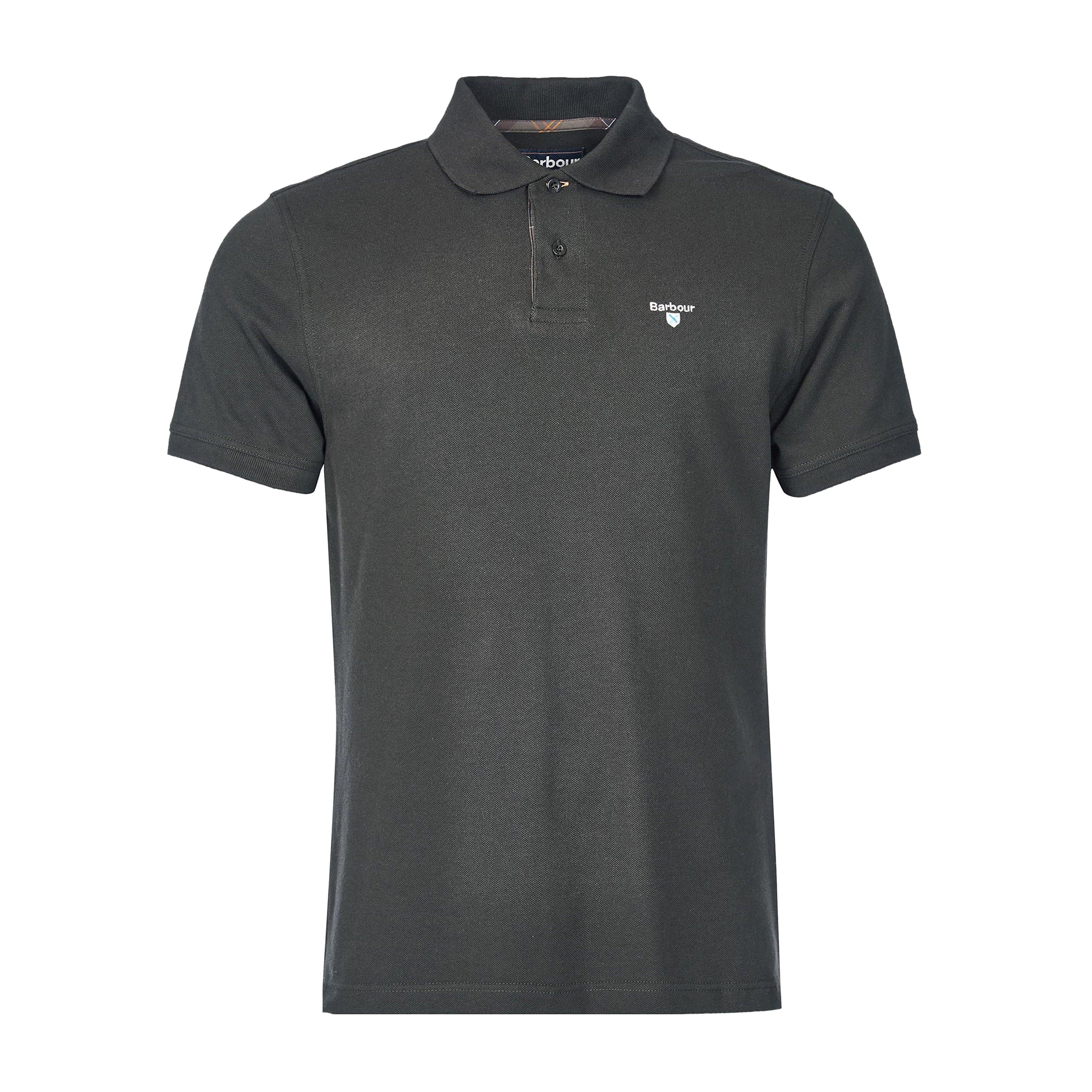 Mens Cotton Polo Shirt Forest