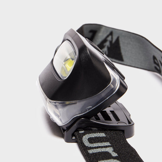 COB Head Torch 1 LED Black