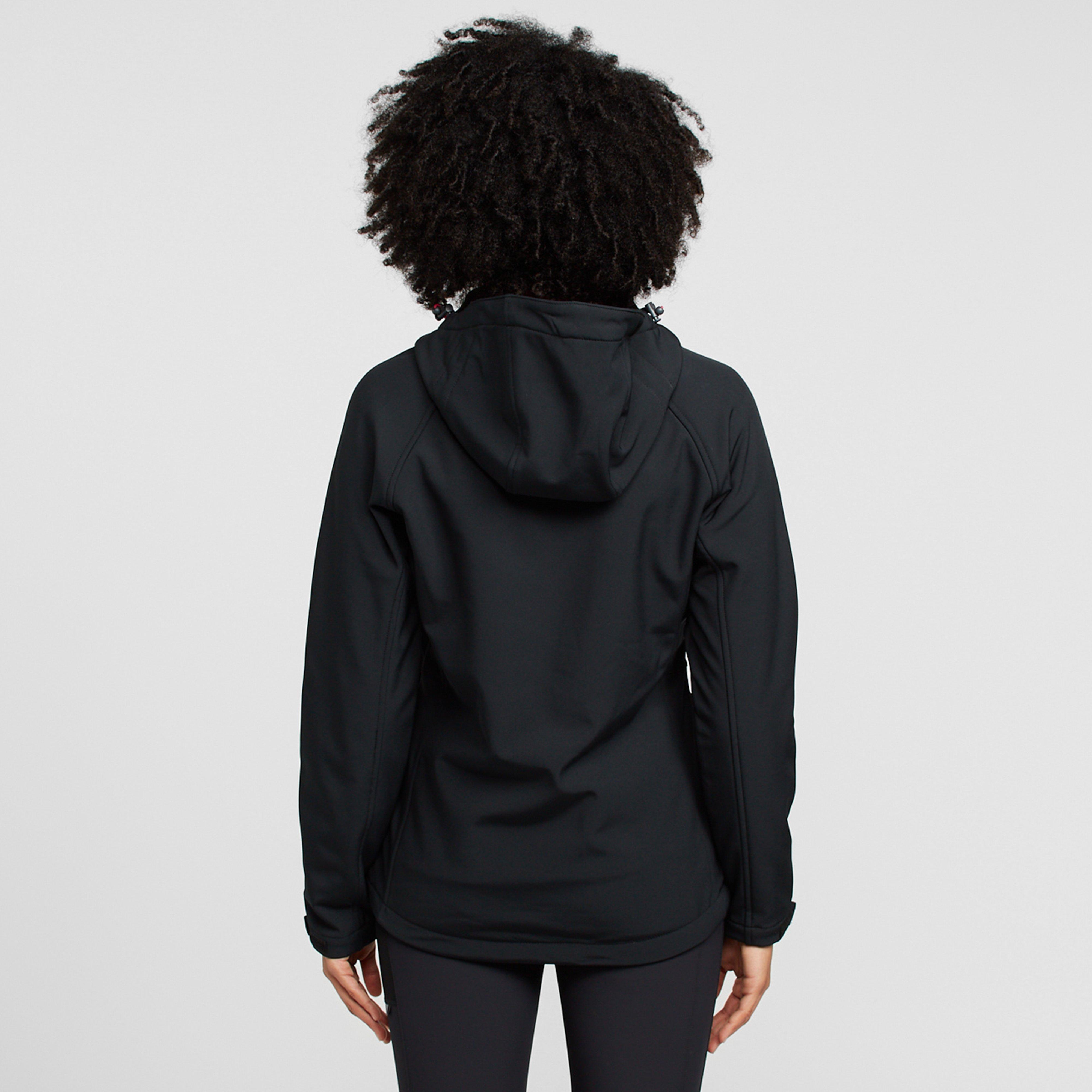 Womens Hooded Softshell Jacket II Black