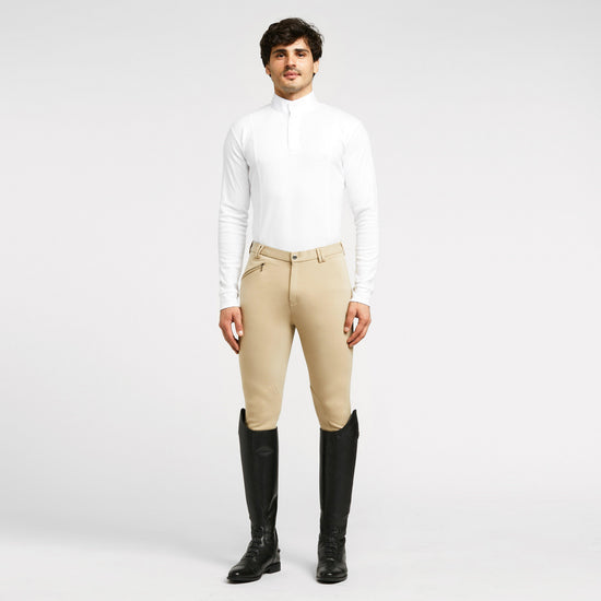 Mens SaddleHugger Breeches Beige