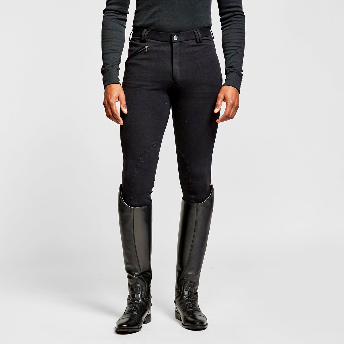 Mens SaddleHugger Breeches Black