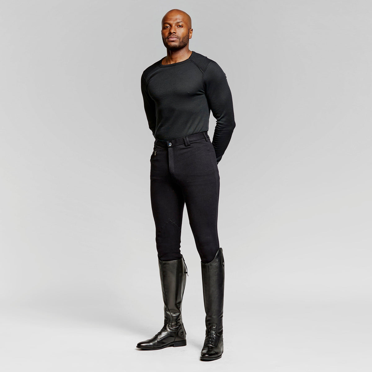 Mens SaddleHugger Breeches Black