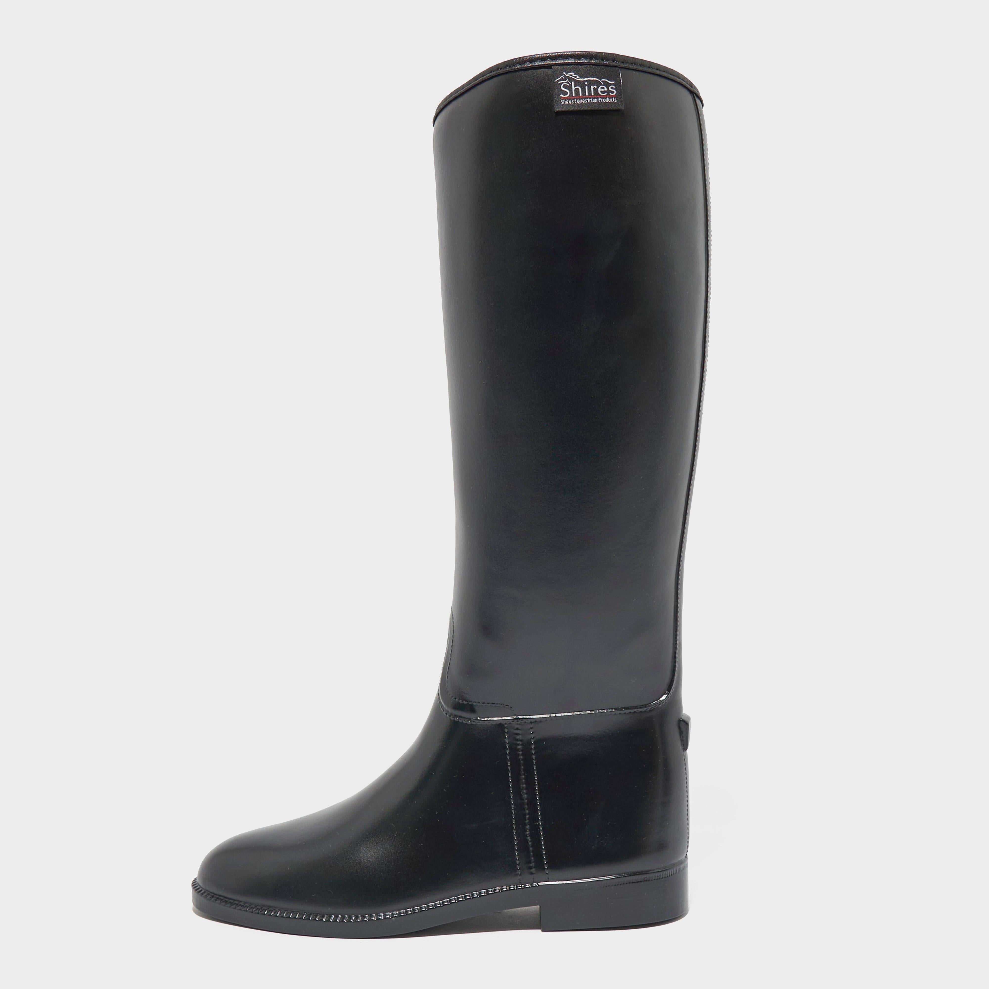Ladies Long Rubber Boots Black