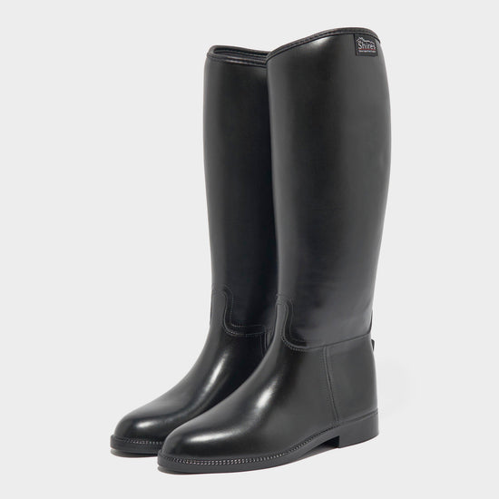 Ladies Long Rubber Boots Black