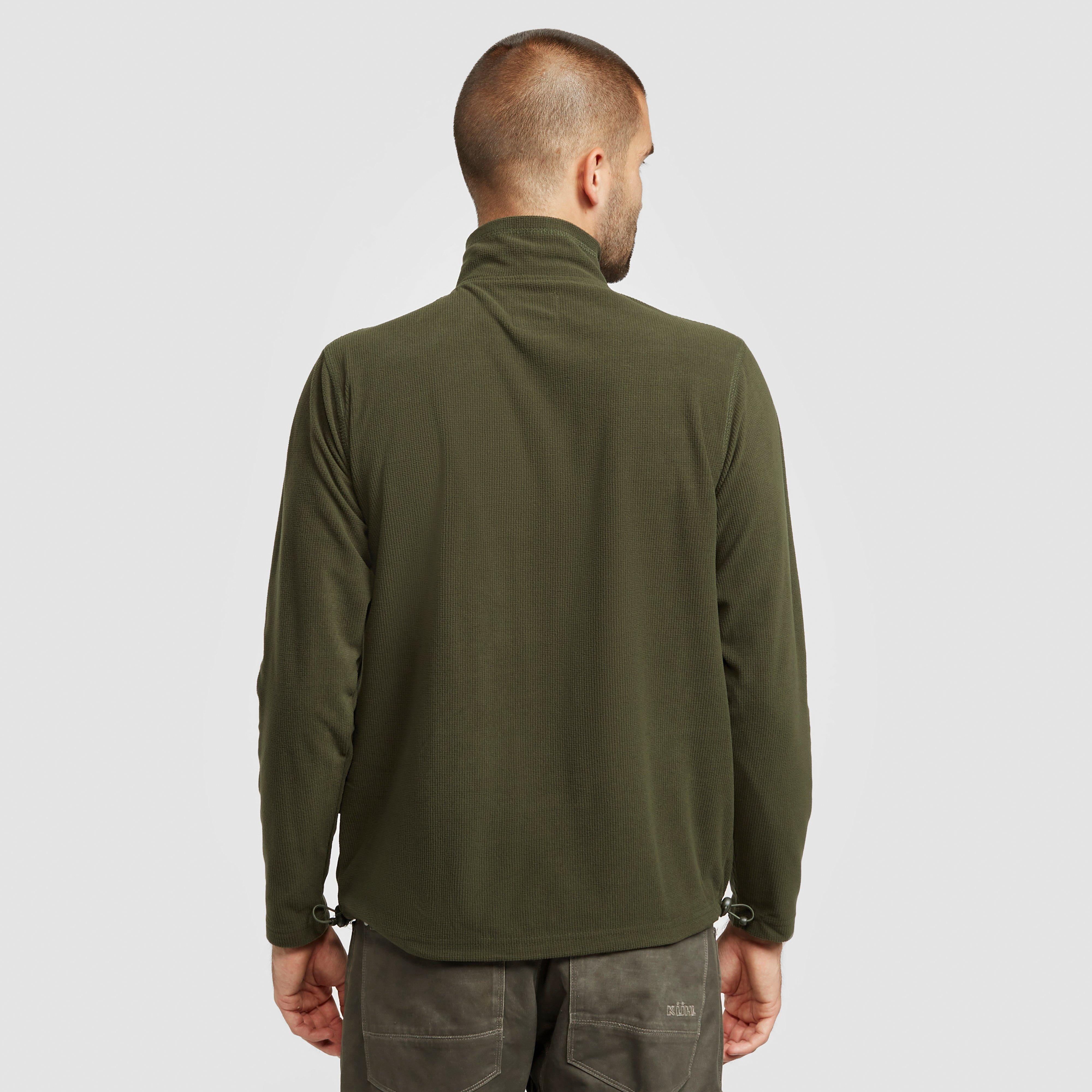 Mens Lightweight Fleece Top Green