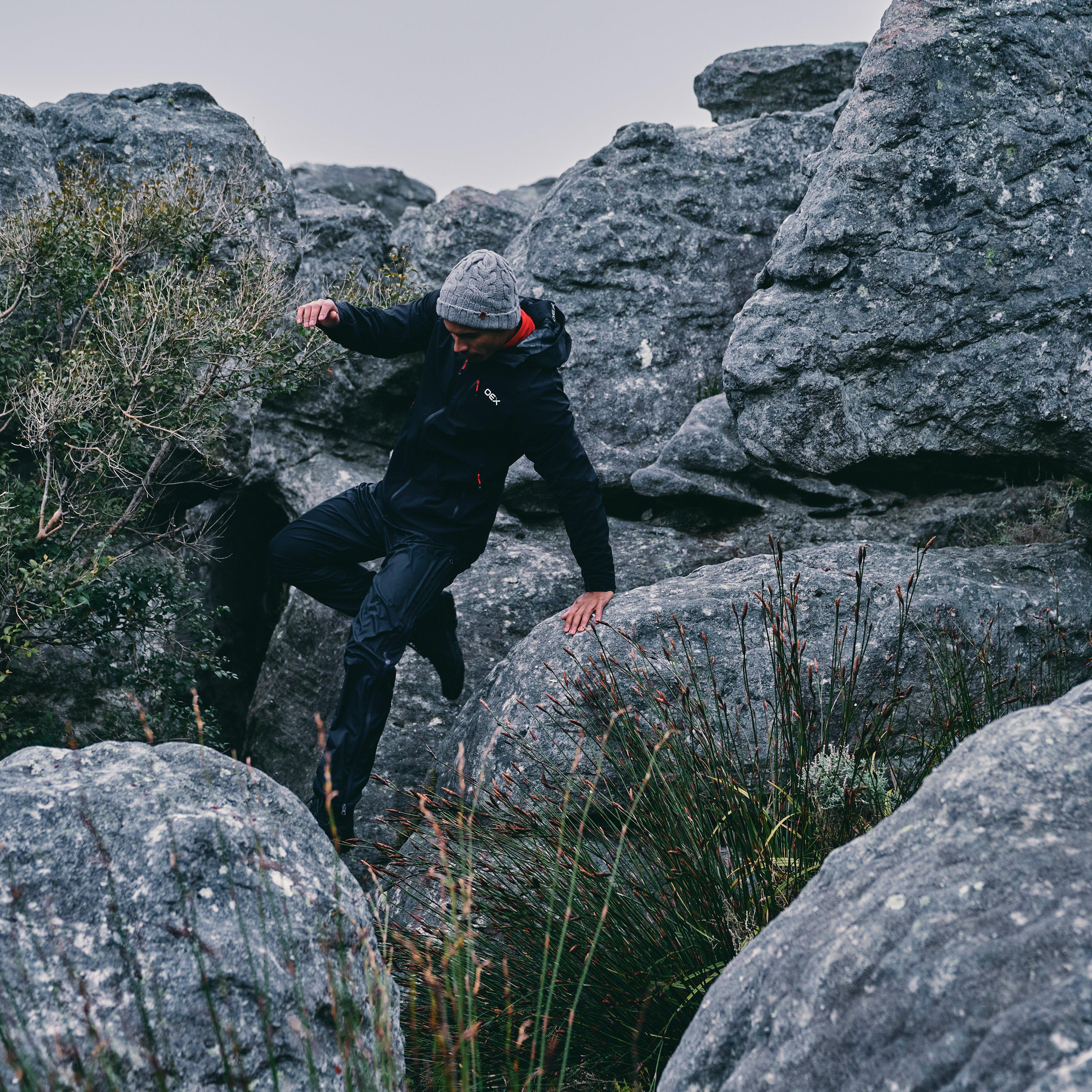 Mens Arimo Waterproof Overtrousers Black