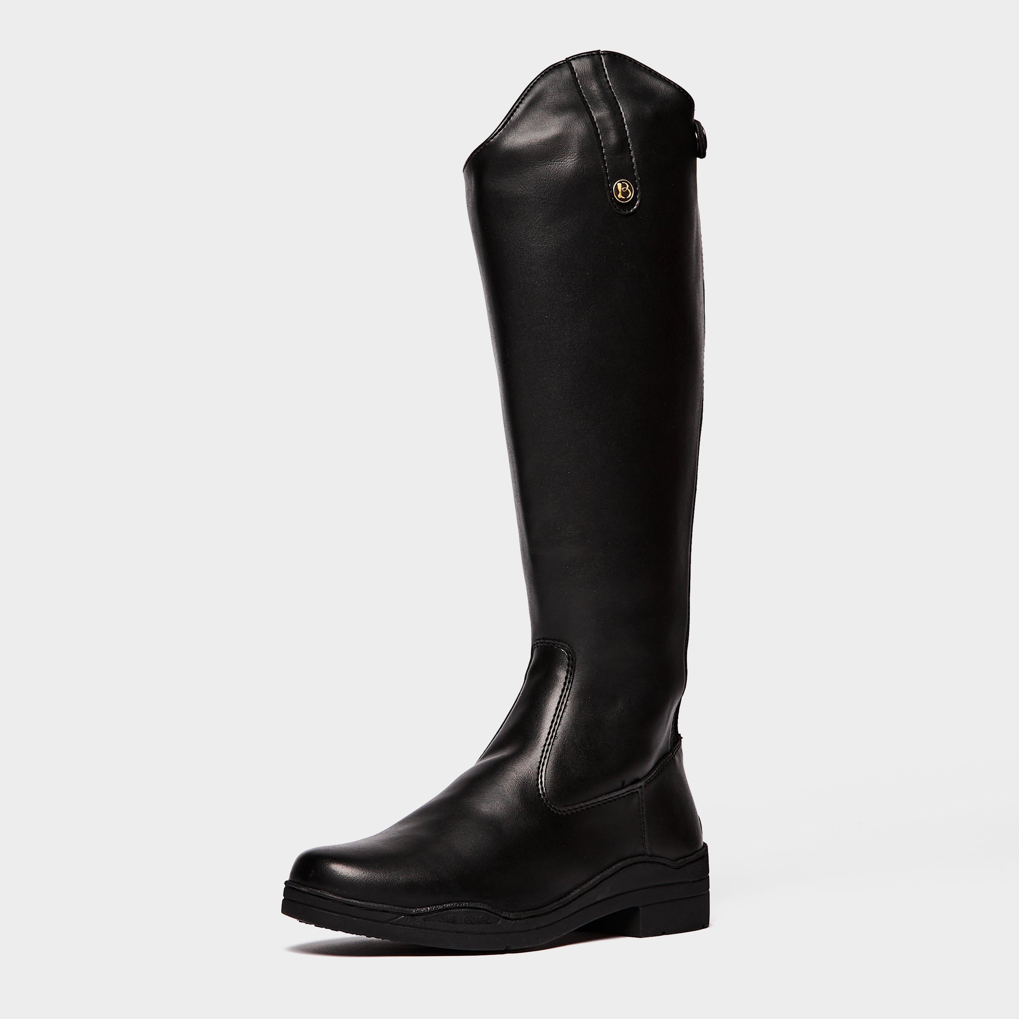 Womens Modena Synthetic Dress Wide Riding Boots Black
