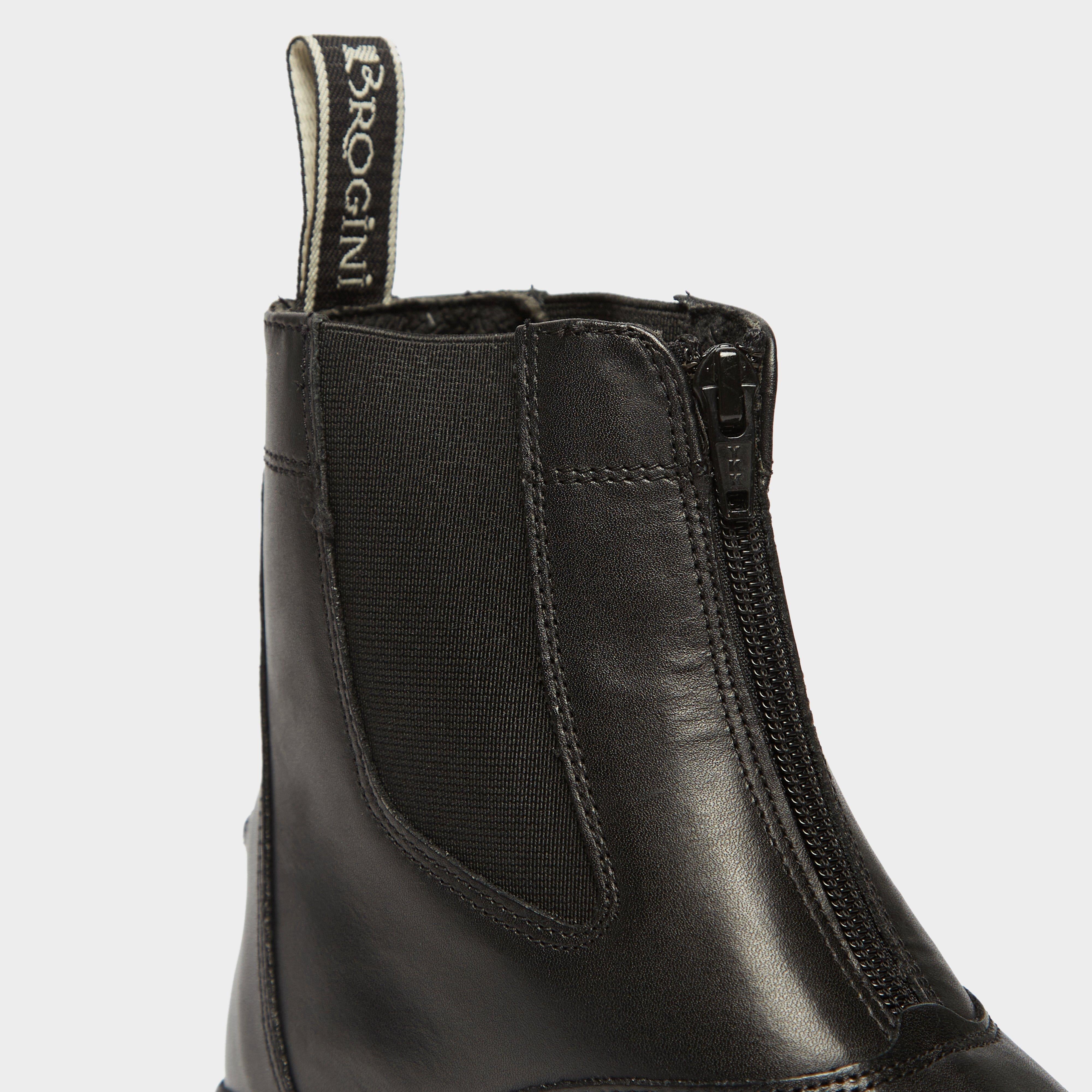Tivoli Front Zip Jodhpur Boots Black