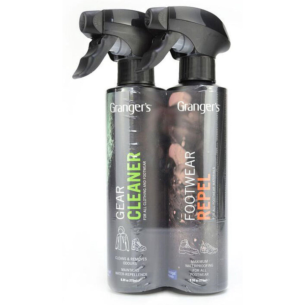 Gear Cleaner & Footwear Repel Twin Pack 275ml