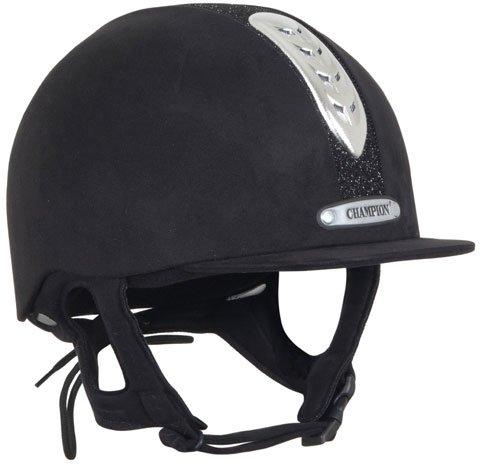 Junior X-Air Dazzle Plus Riding Hat Black/Black